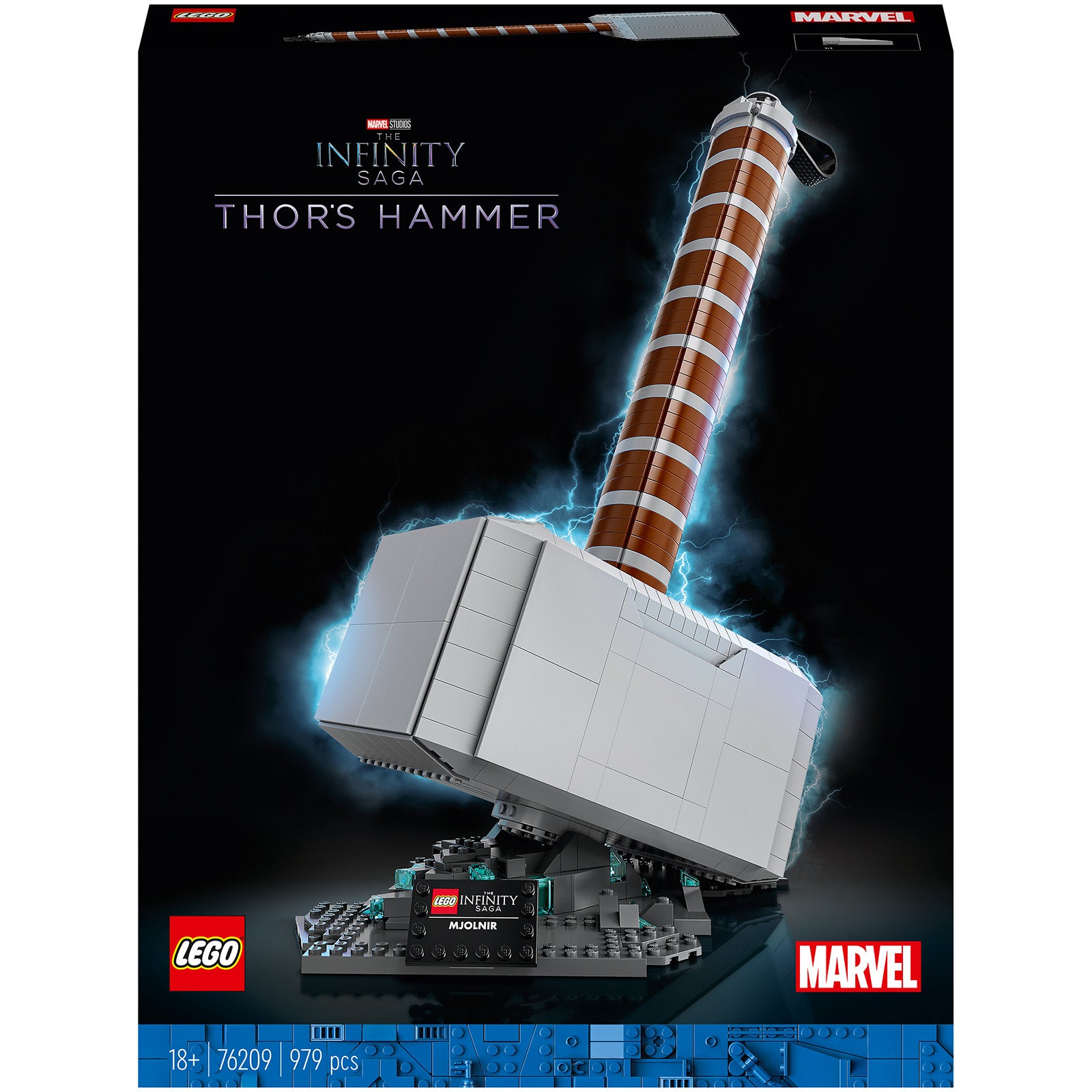 LEGO Marvel Avengers Thor's Hammer Infinity Saga Set (76209
