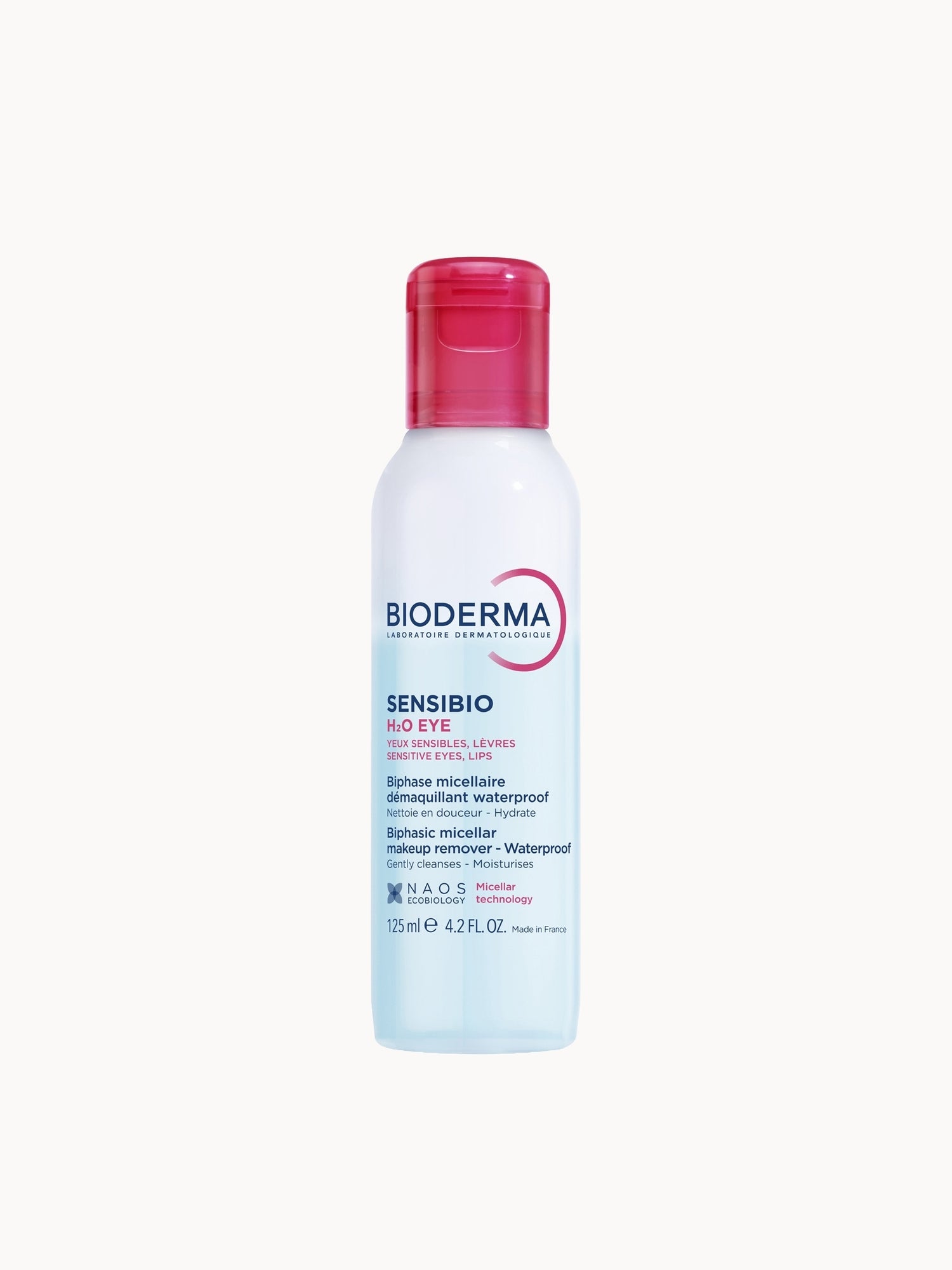 Bioderma Sensibio H2O Waterproof Eye Make-Up Remover for Sensitive Skin 125ml