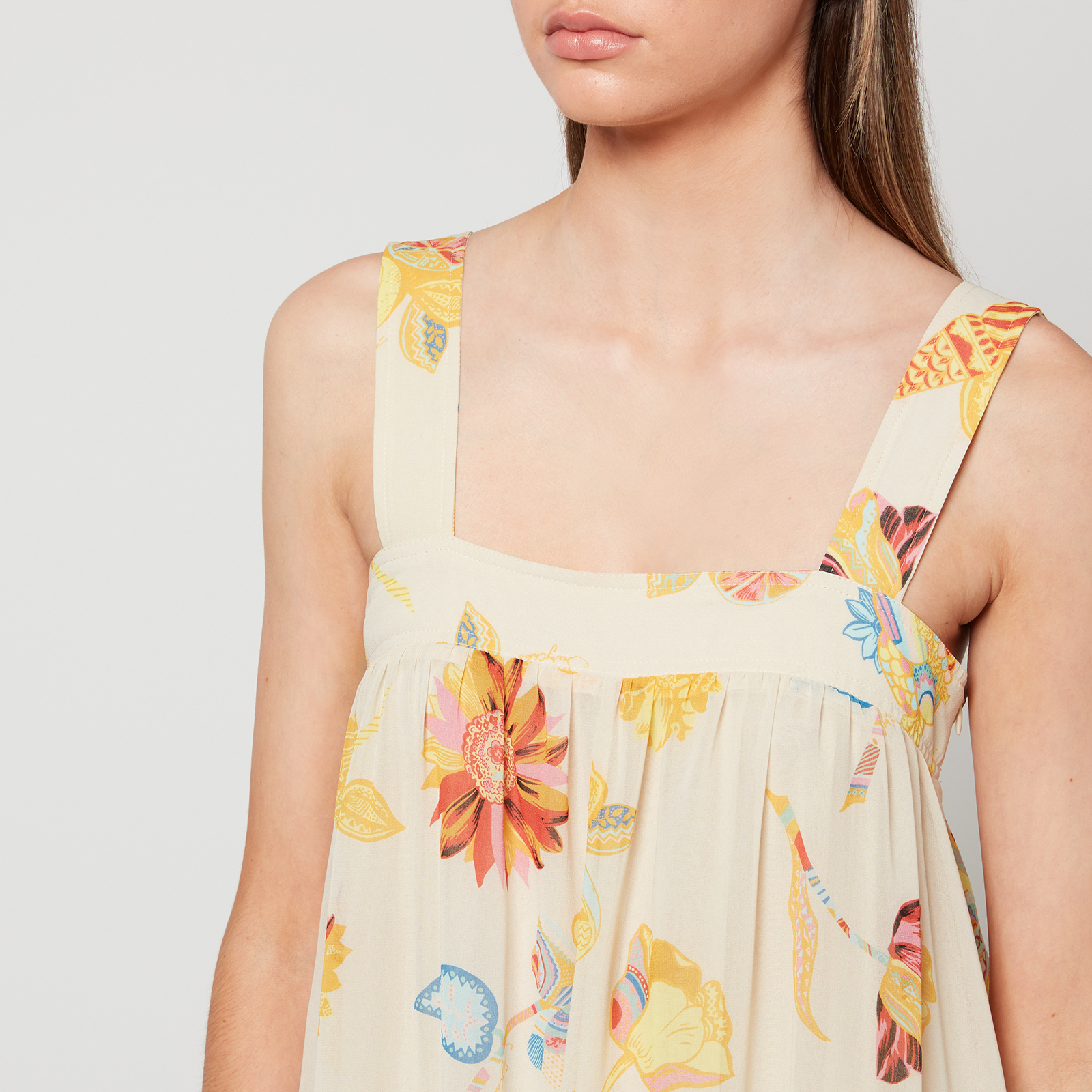 See By Chloe Women's Summer Fun Fair On Georgette Dress