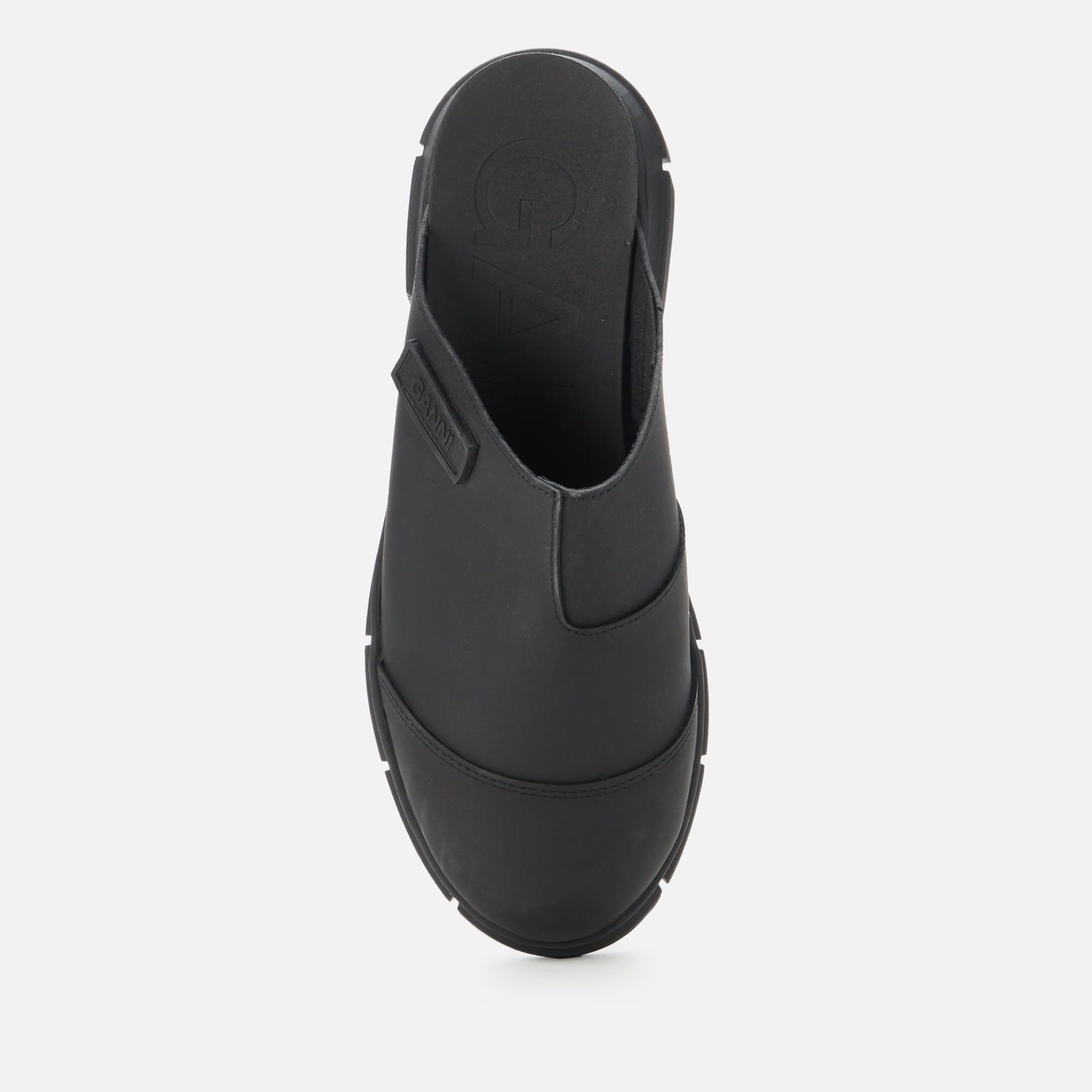 Ganni Women's Recycled Rubber Mules - Black | Coggles