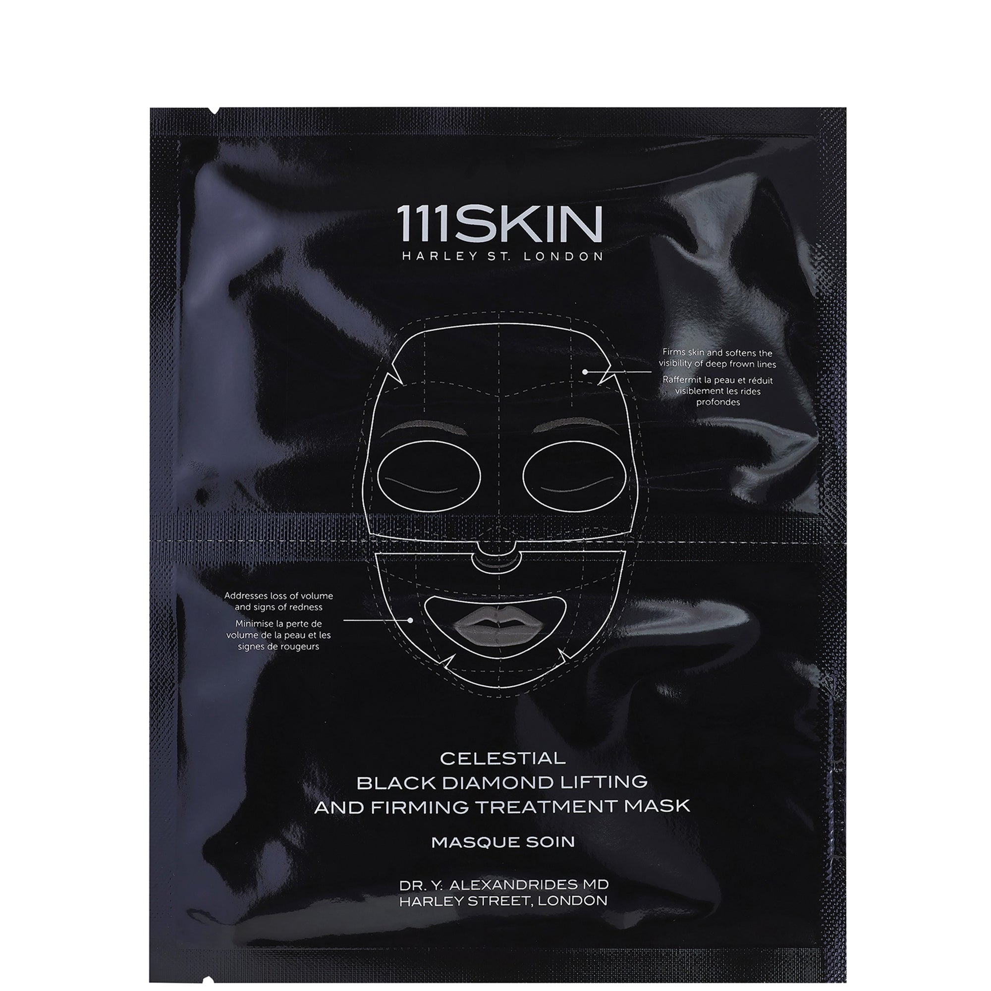 111SKIN Black Diamond Lifting and Firming Neck Mask | Dermstore