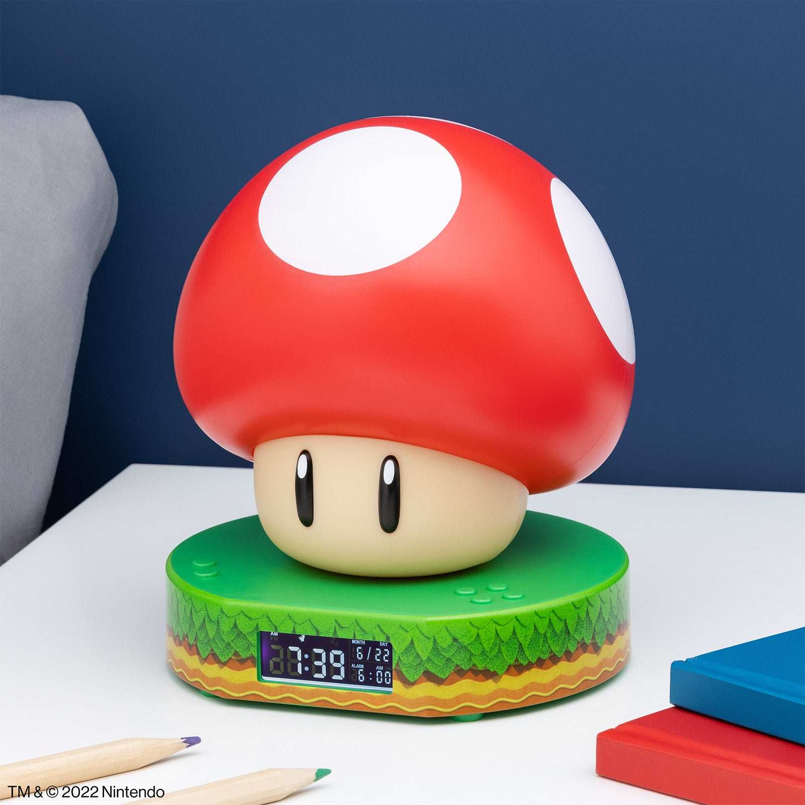 インテリア時計 Super Mario Mushroom Digital Alarm Clock Super Mushroom Digital Alarm Clock