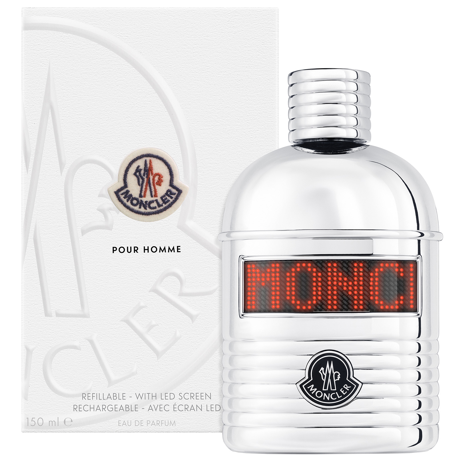 Moncler Pour Homme 100ml 香水　モンクレール Moncler Pour Homme Eau de Parfum Digital 150ml | LOOKFANTASTIC