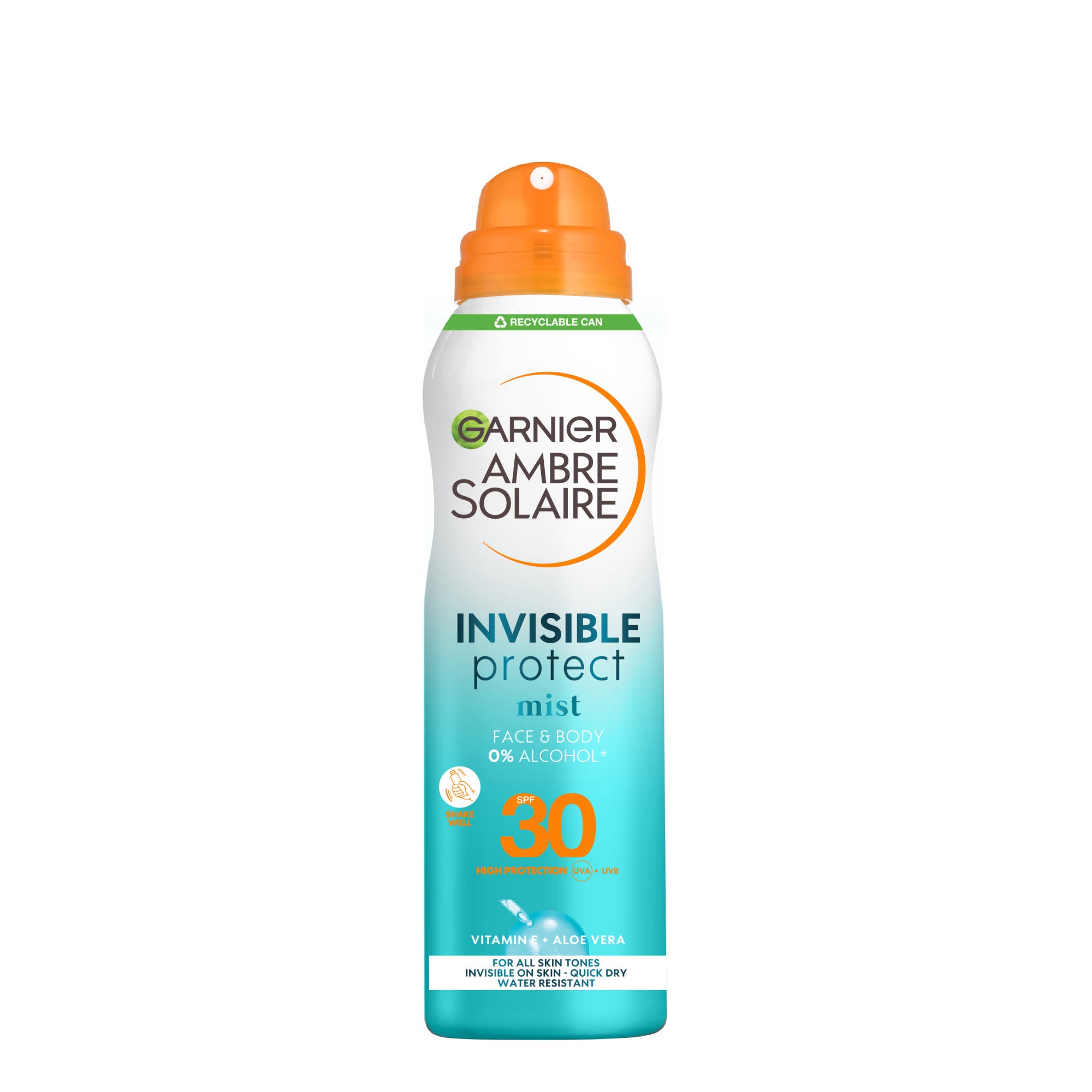 Garnier Ambre Solaire Invisible Protect Mist Transparent SPF30 Sun ...