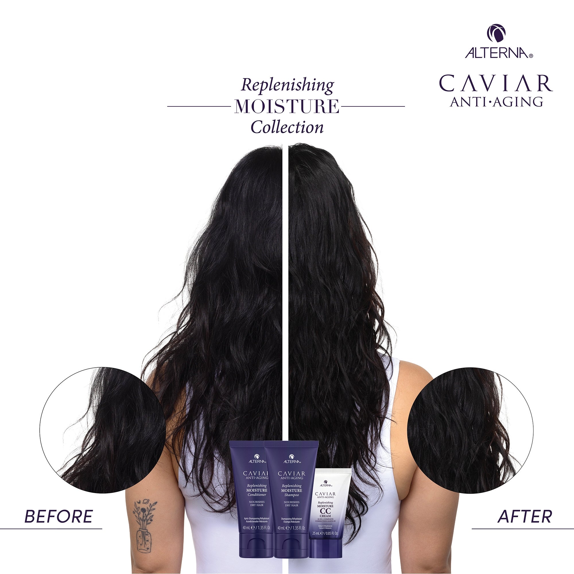 Alterna CAVIAR Anti-Aging Replenishing Moisture Trial Kit | Dermstore