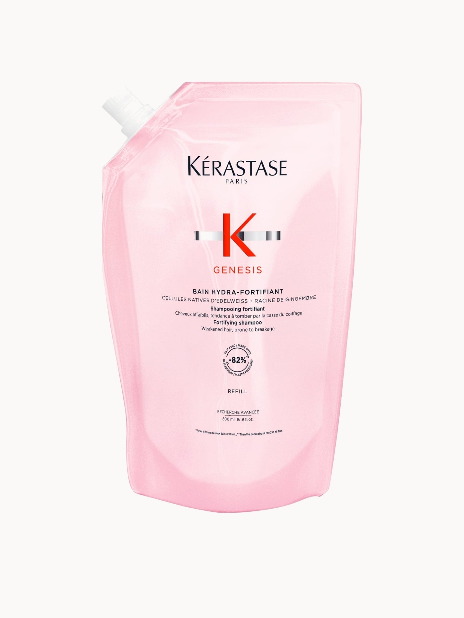 Kérastase Genesis Bain Hydra-Fortifiant Refill Shampoo Pouch 500ml