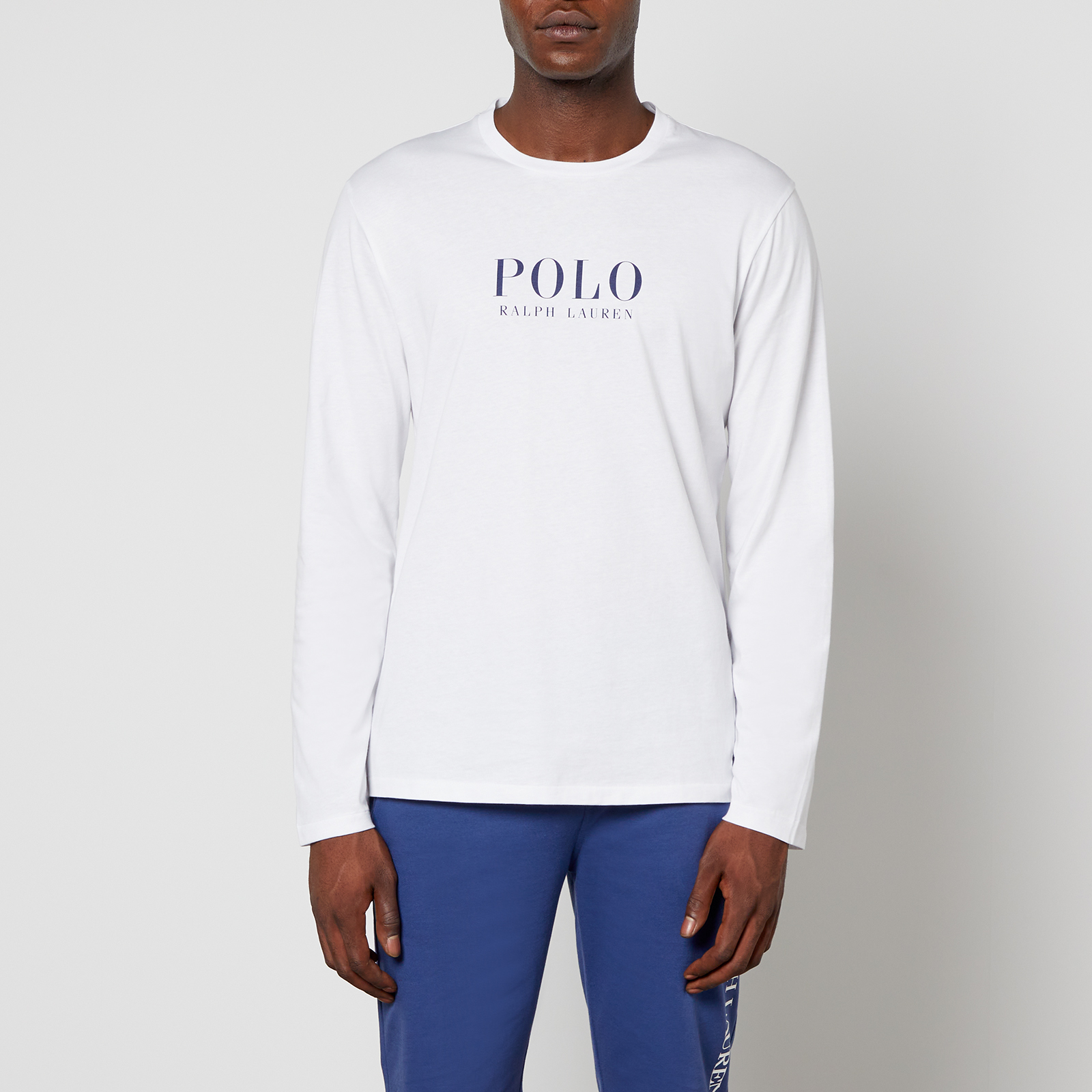 Ralph lauren white long sleeve t shirt hotsell