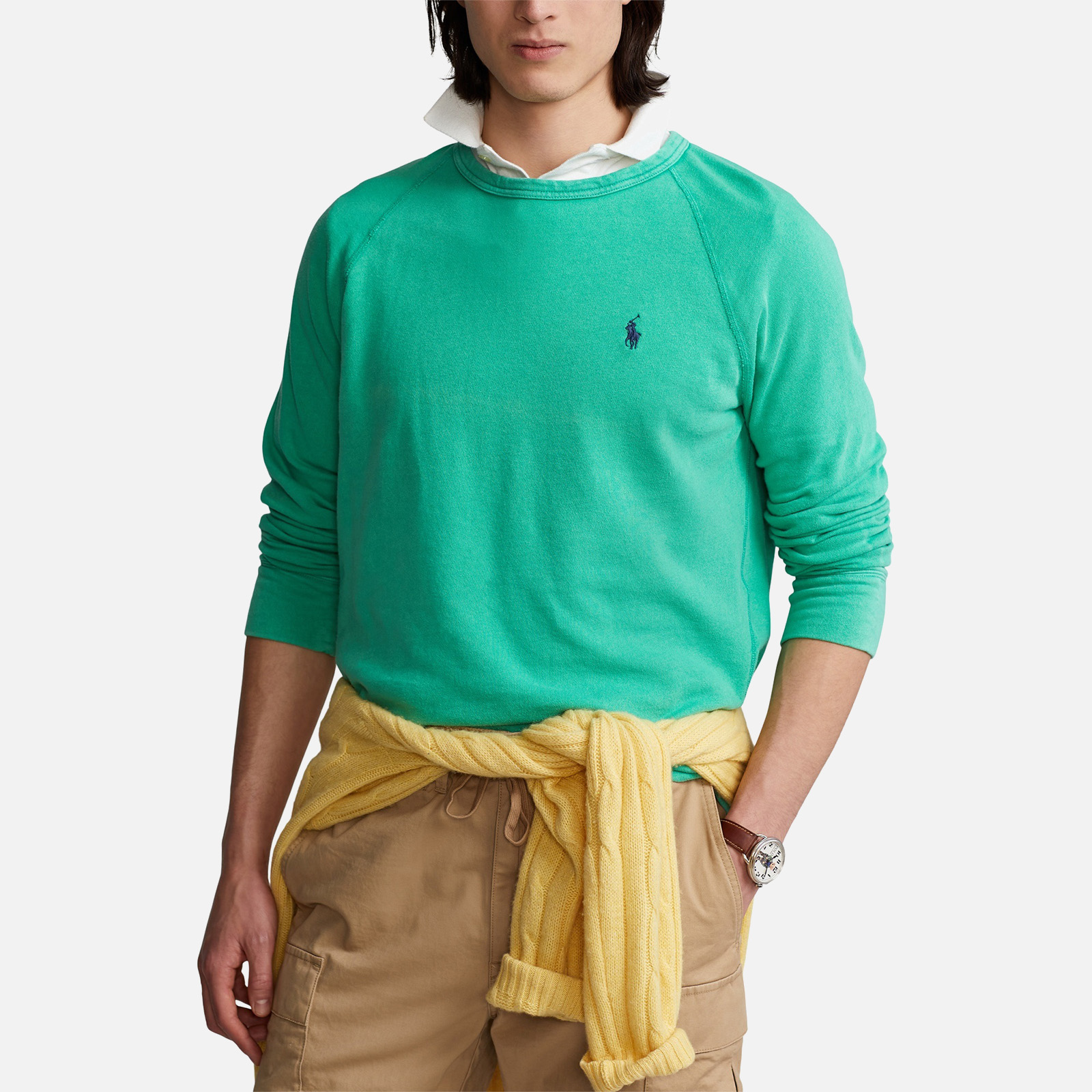 送料関税無料【POLO RALPH LAUREN】COTTON SPA TERRYスウェット Spa Terry Sweatshirt