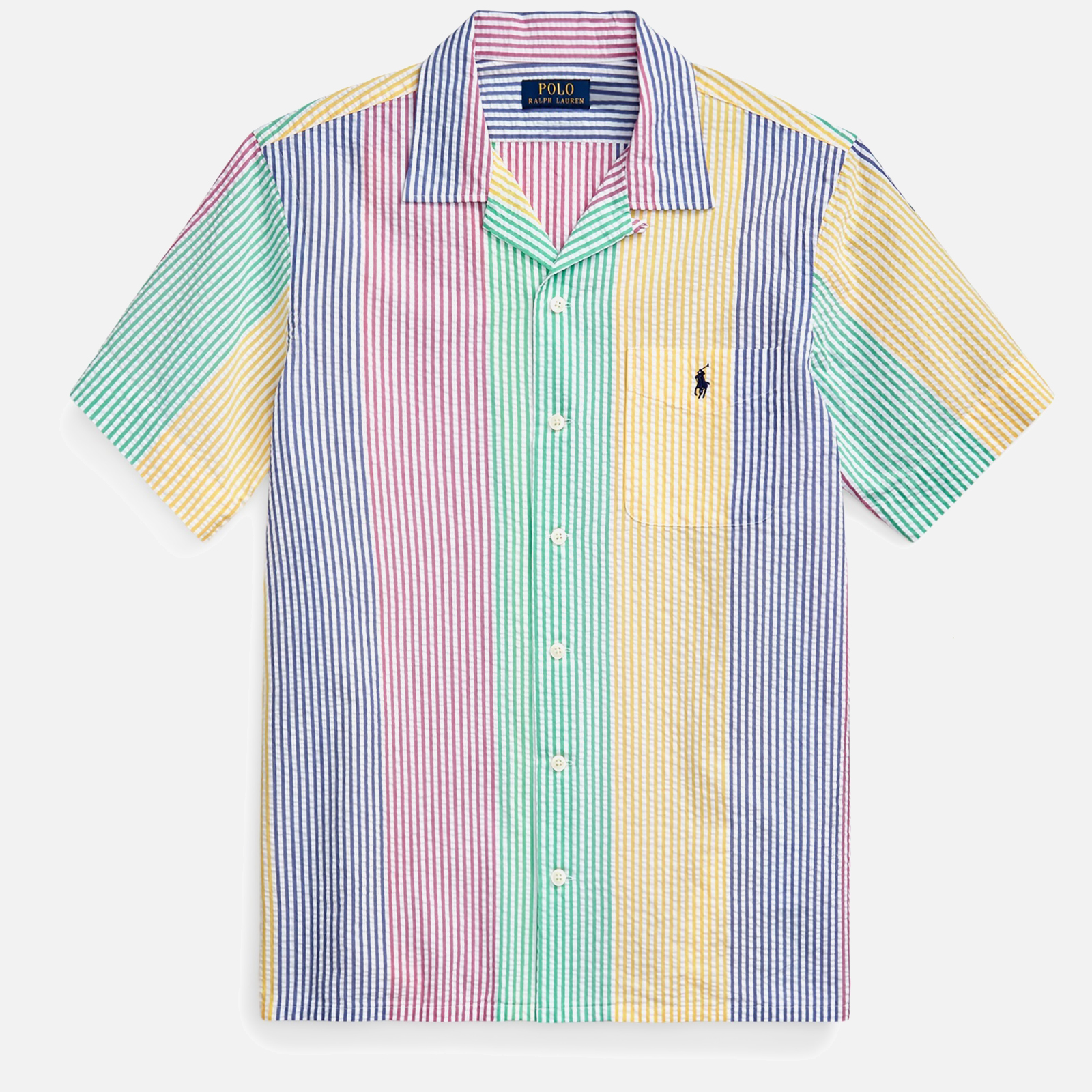Polo Ralph Lauren Men's Seersucker Striped Short Sleeve