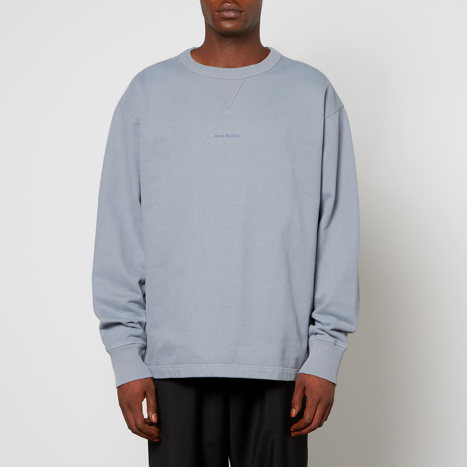 【Acne Studios】ロゴコットンブレンドトップス Acne Studios Logo cotton-blend zip-up sweatshirt Acne Studios