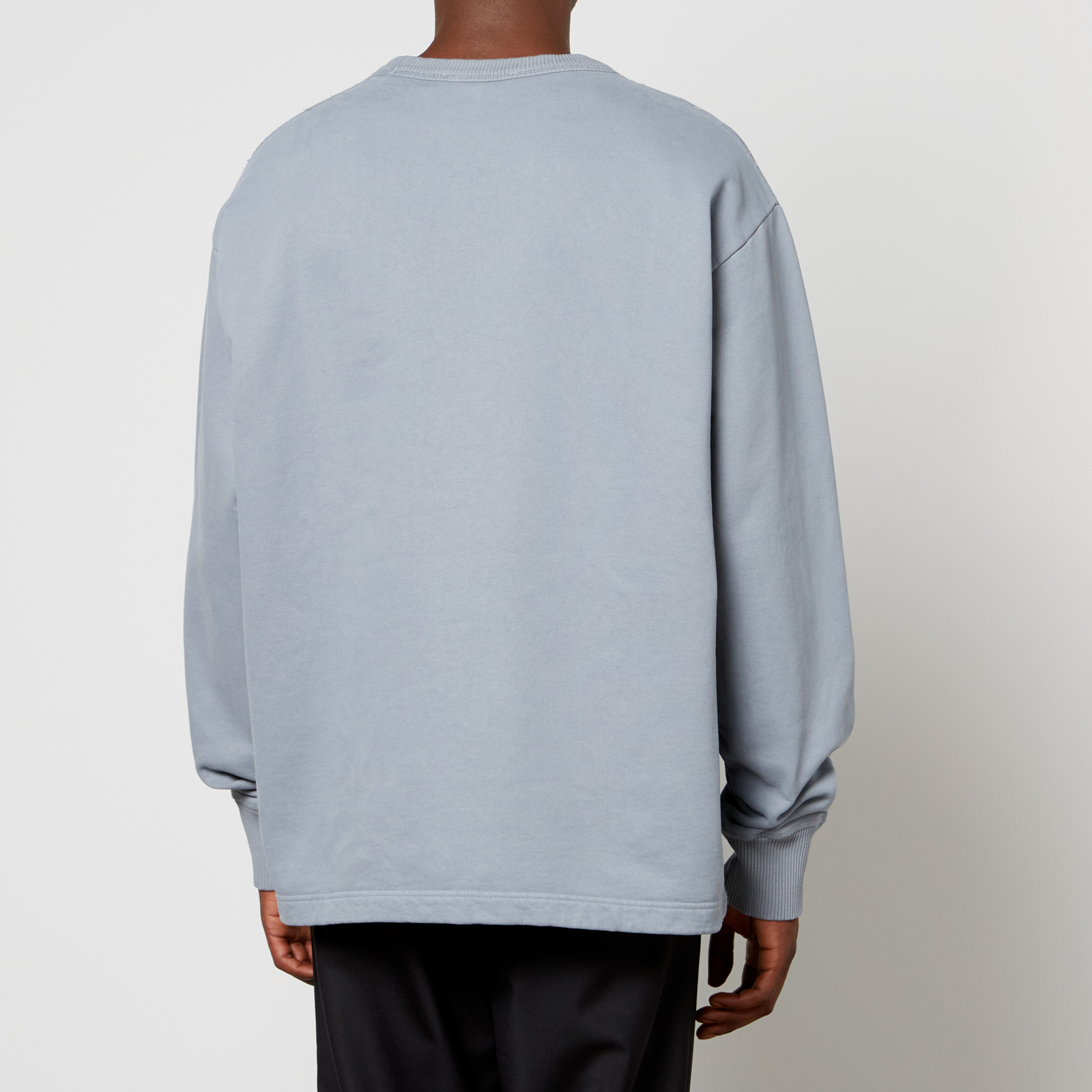 【送料&関税込】Stone  Jersey Sweatshirt With Logo Bad Butter Goods x The Smurfs Lazy Logo Hoodie - Ash Grey | Flatspot