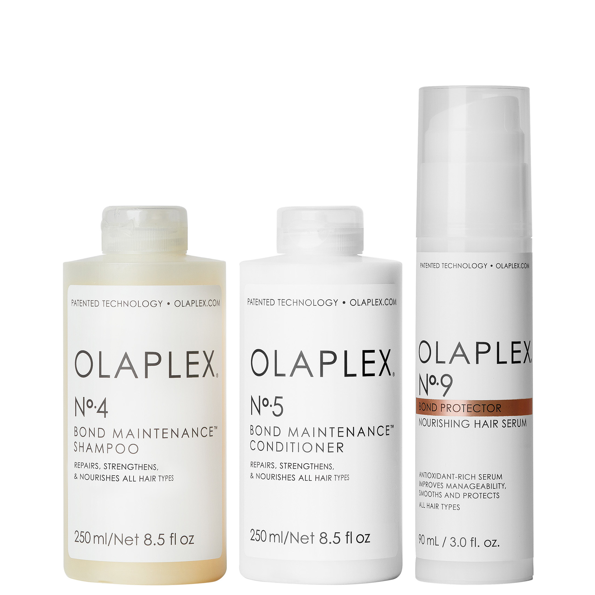 cult Olaplex Nourished Hair Essentials - No.4 No.5 & No.9 (Worth €98.00)