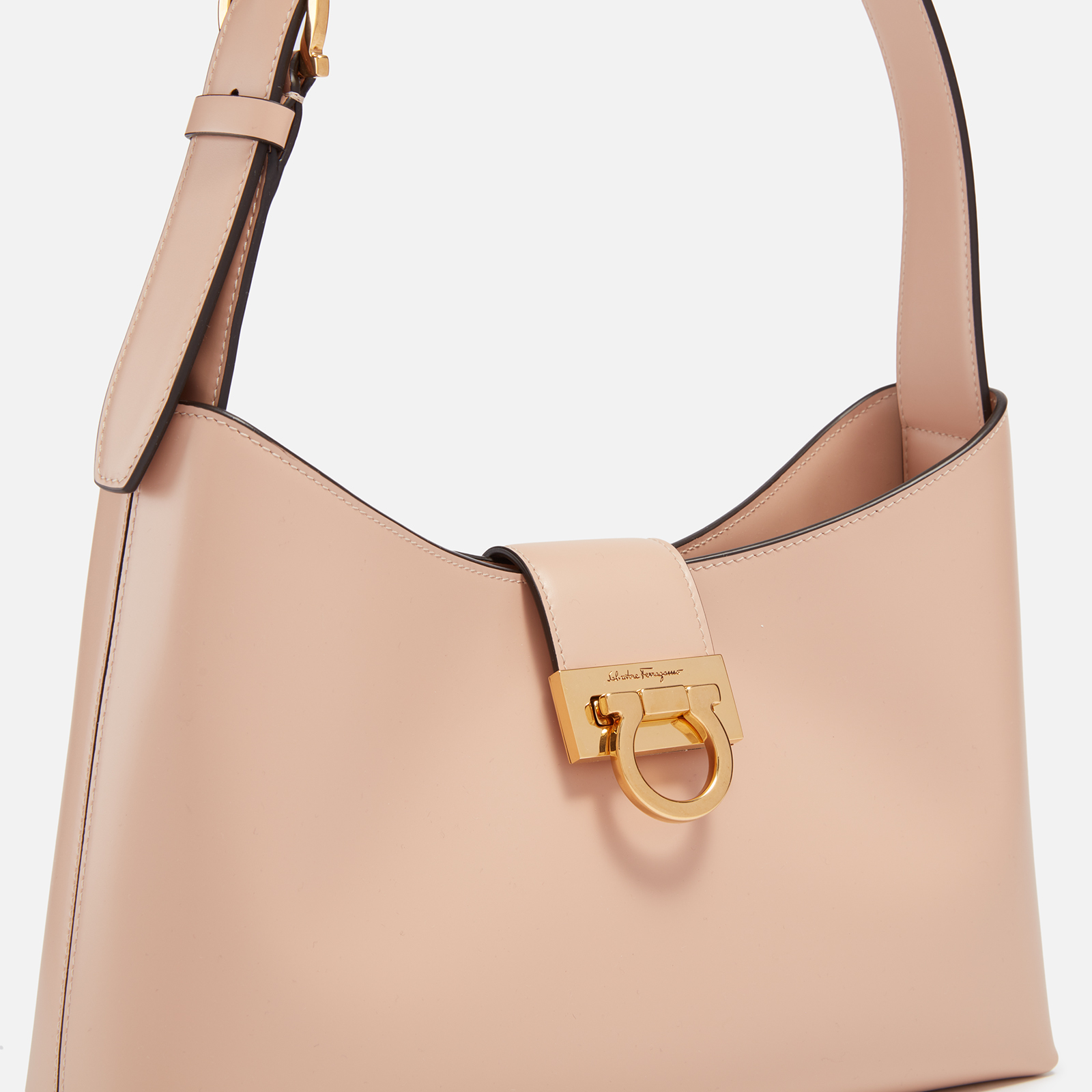 Ferragamo Trifolio Leather Shoulder Bag | Coggles