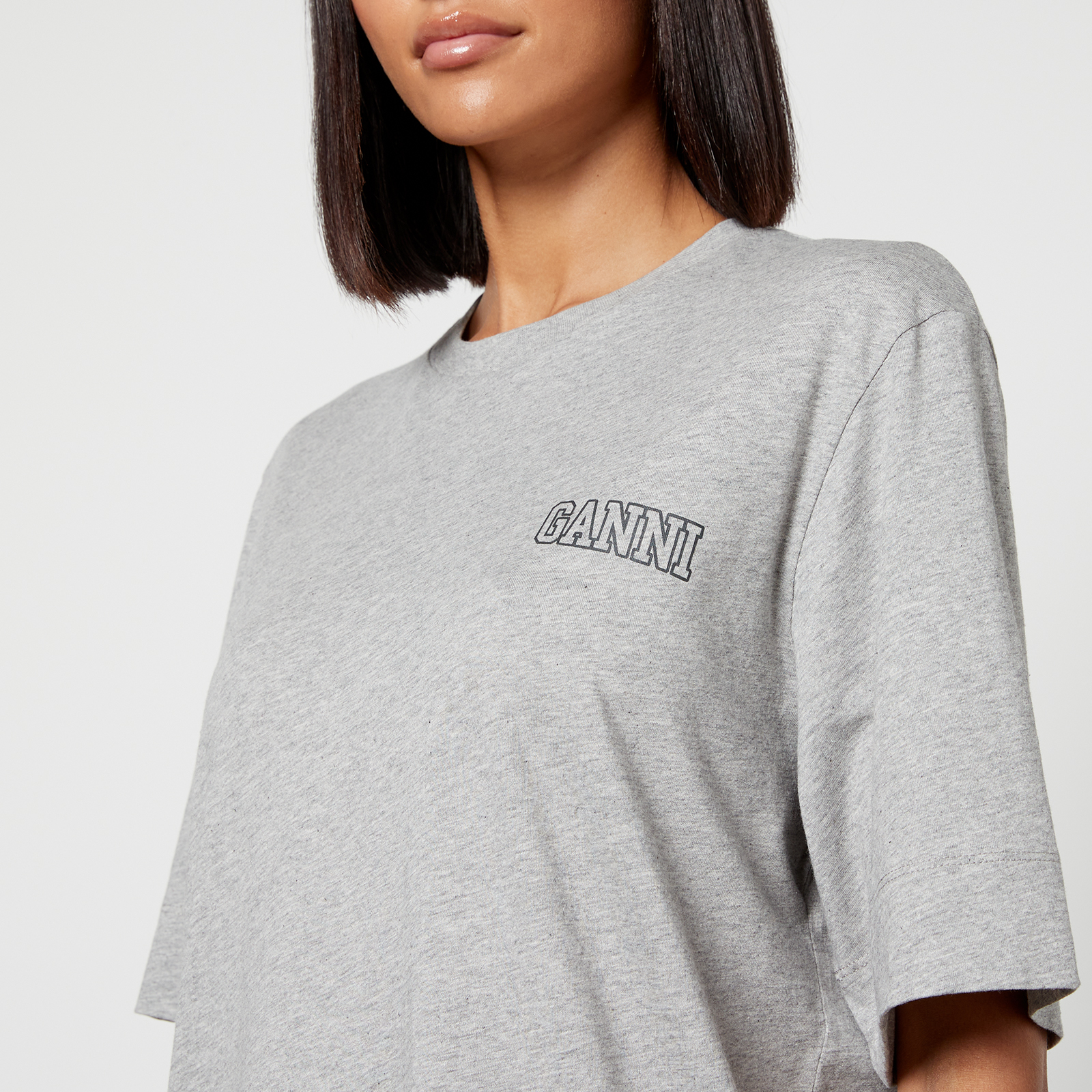 【関税＆送料込み】Ganni Logo Wool T-Shirt GANNI(ガニー)】 LAMB TSHIRT|allureville OFFICIAL SITE
