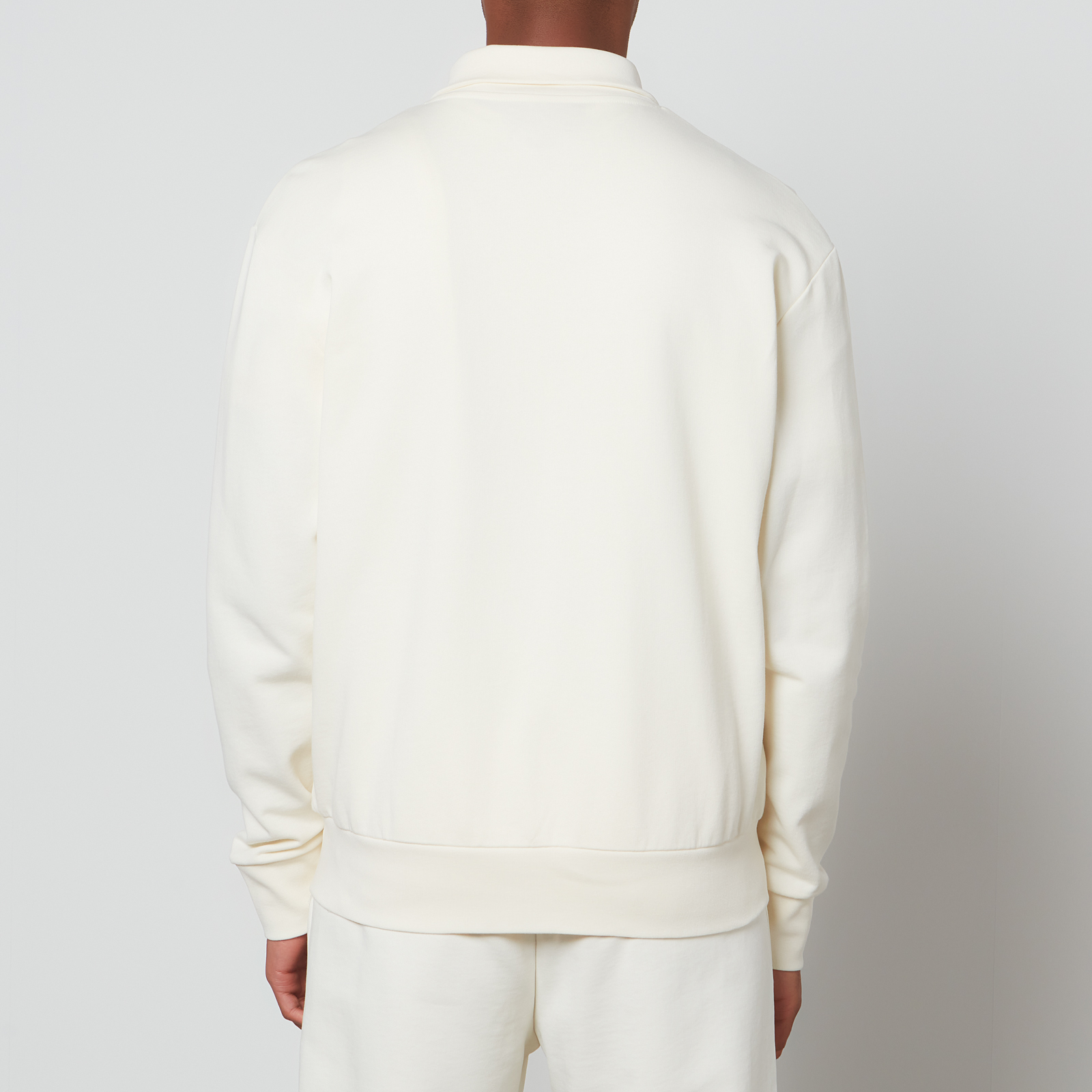 Fred Perry Men's Funnel Neck Track Jacket - Ecru - S | Coggles