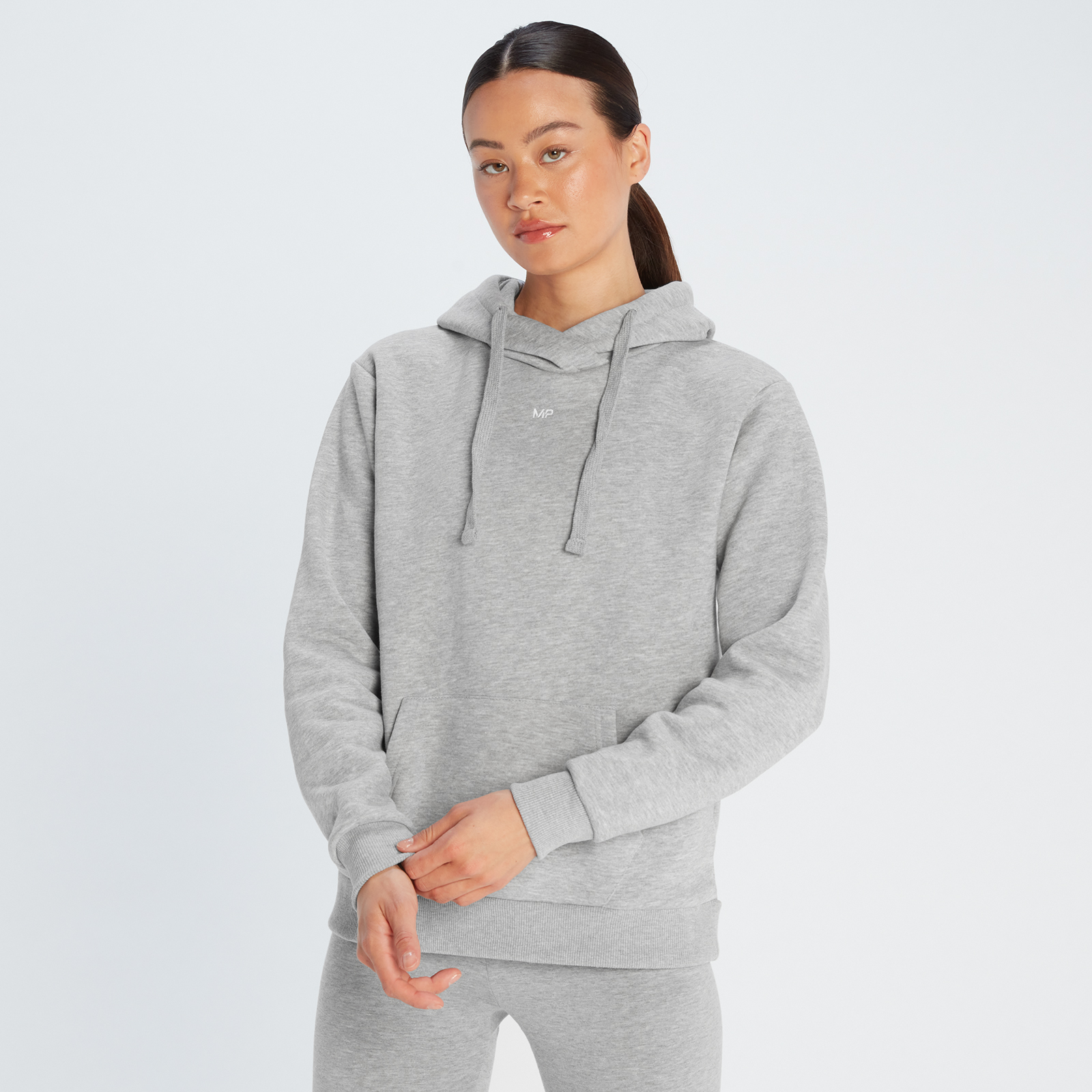MP Women's Essentials Hoodie with Kangaroo Pocket - Grey