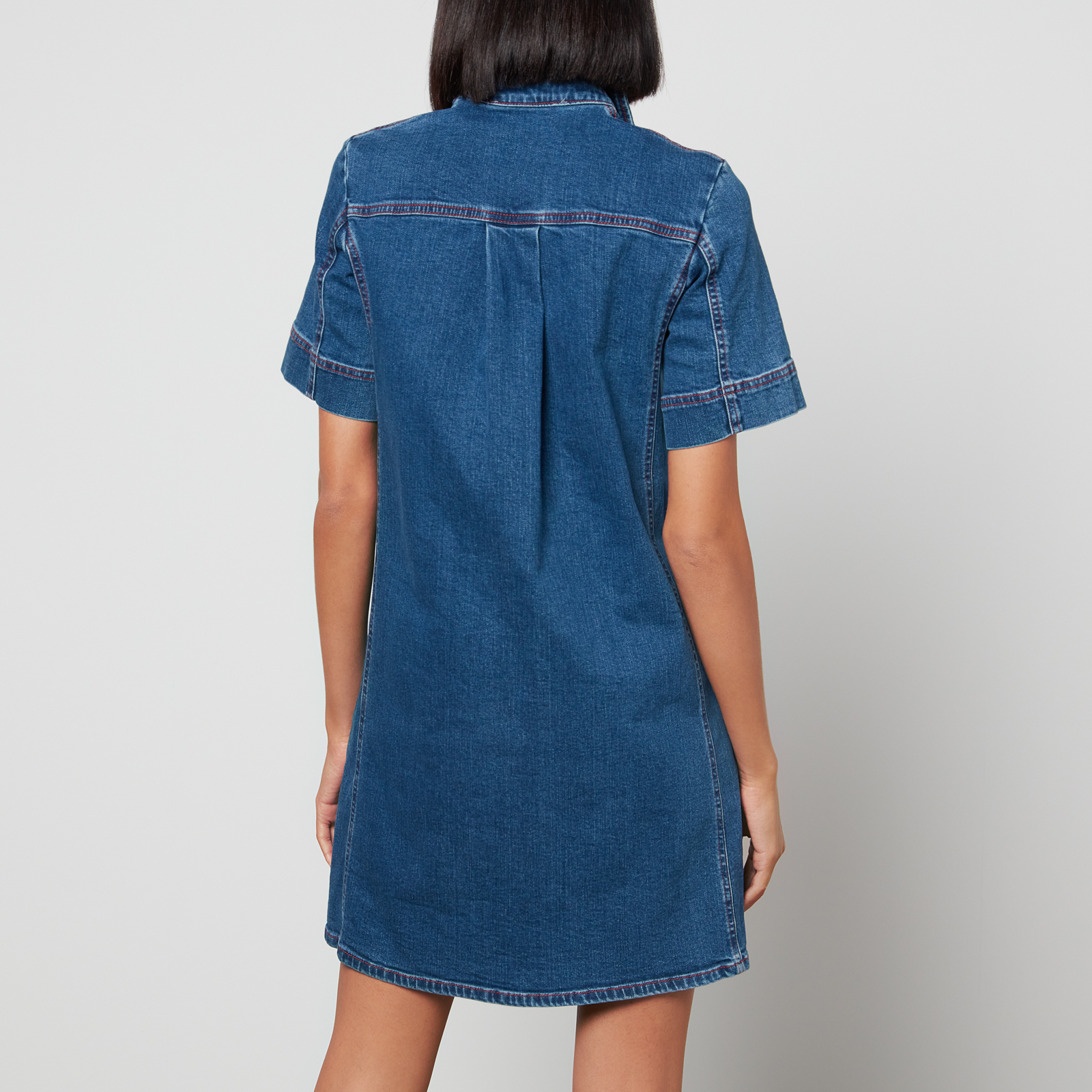 See By Chloé Stretch-Denim Mini Dress - FR 36/UK 8 | Coggles