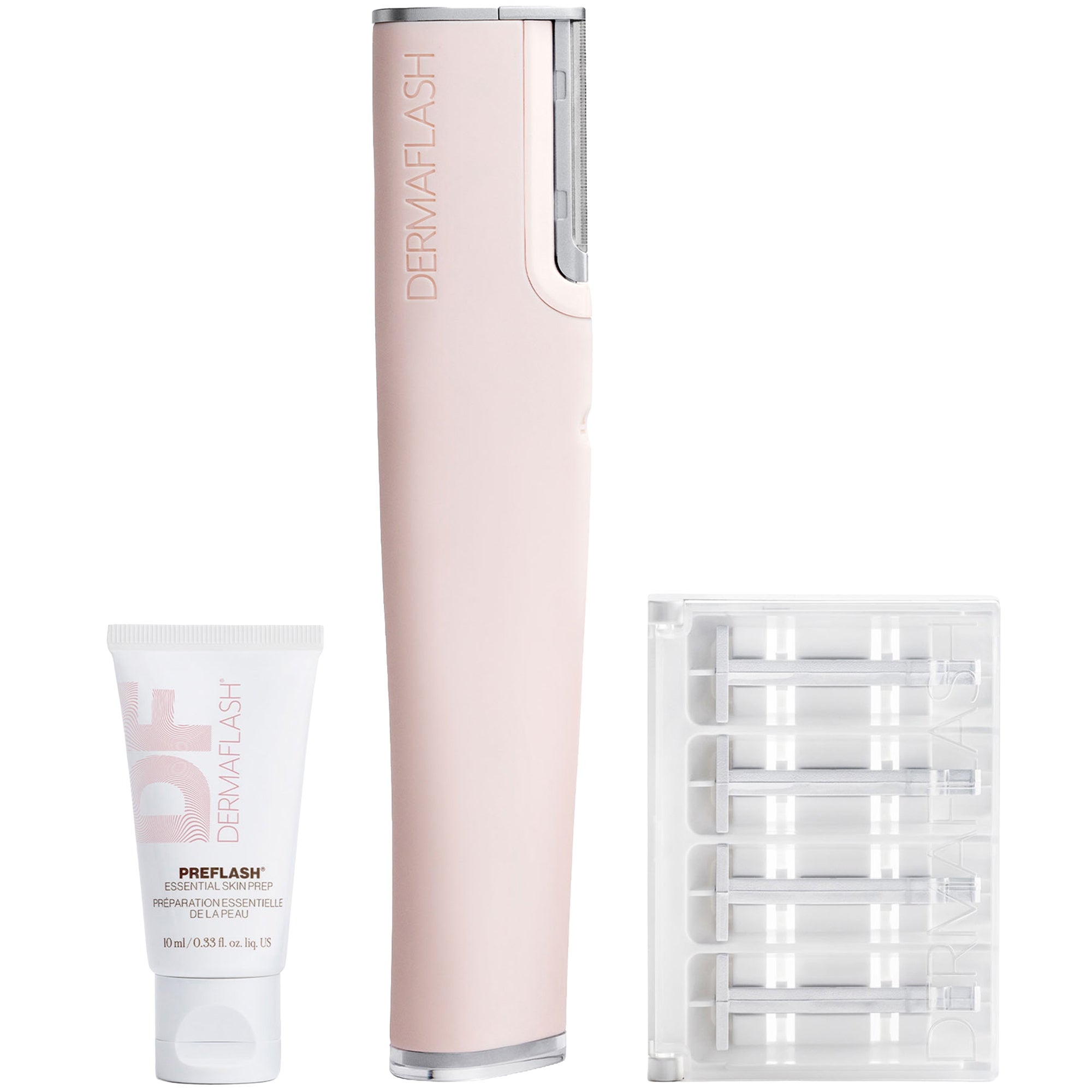 DERMAFLASH Luxe+ Advanced Sonic Dermaplaning and Peach Fuzz