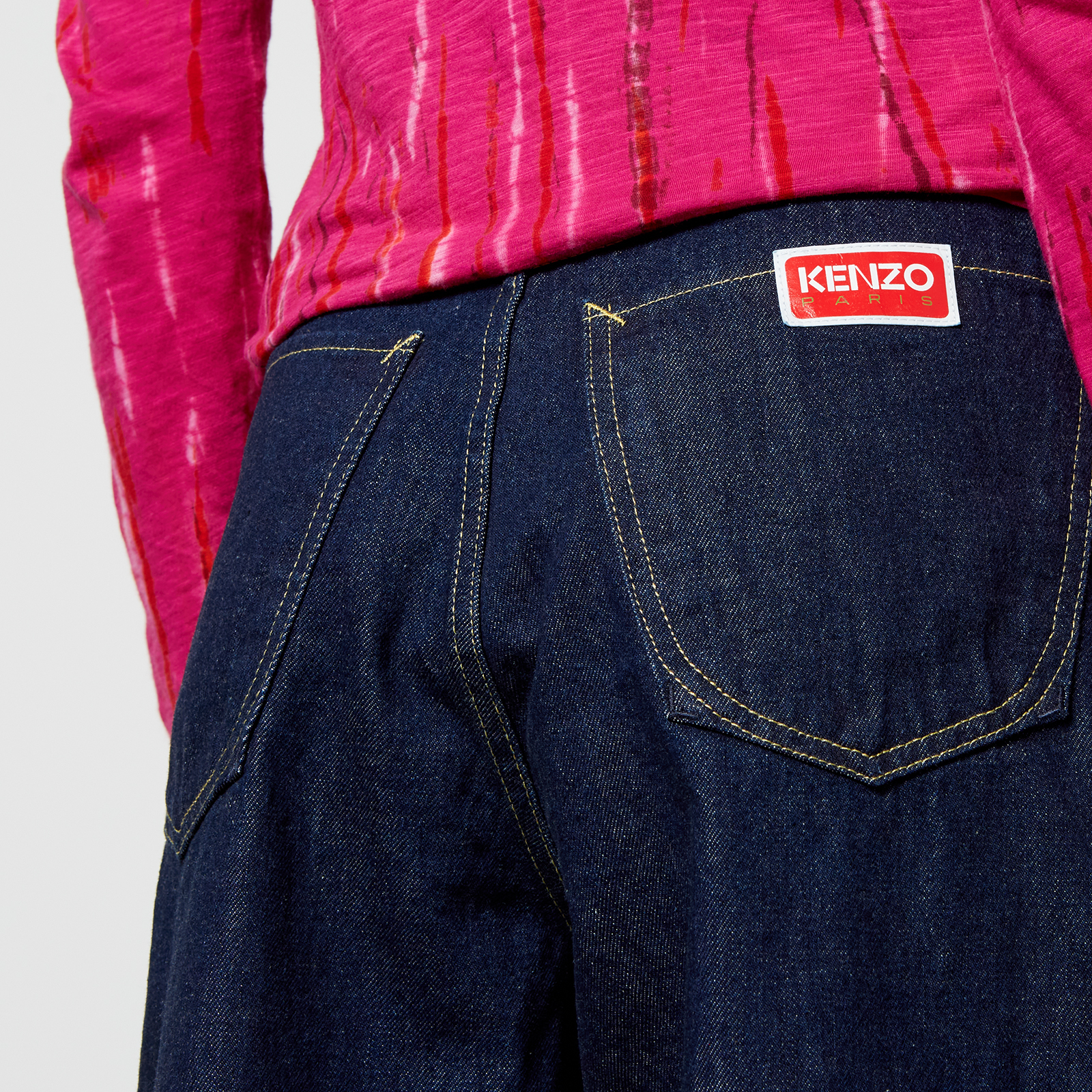 KENZO Sumire Cropped Denim Wide-Leg Jeans - W26 | Coggles