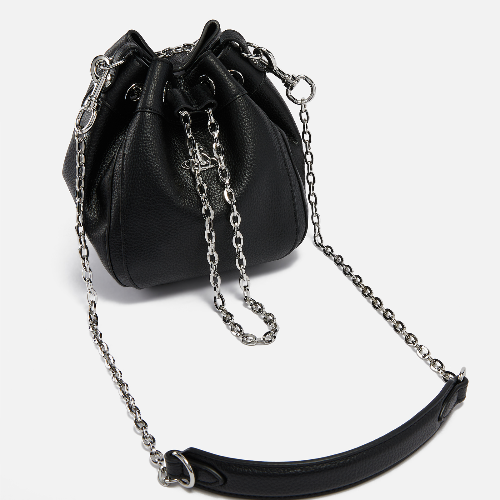 [Vivienne Westwood]★SMALL CHRISSY BUCKET BAG★現地セール★ Vivienne Westwood Small Chrissy Bucket Bag | Black | FARFETCH