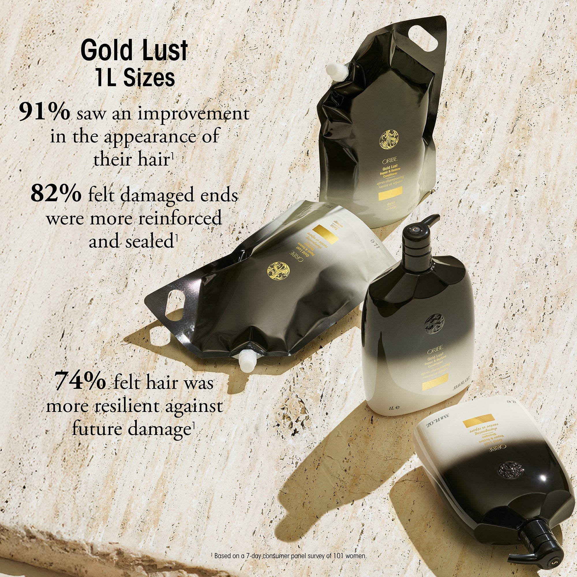 ORIBE Gold Lust リンス・コンディショナー 1L Oribe Gold Lust Repair & Restore Conditioner Refill 33.8 oz