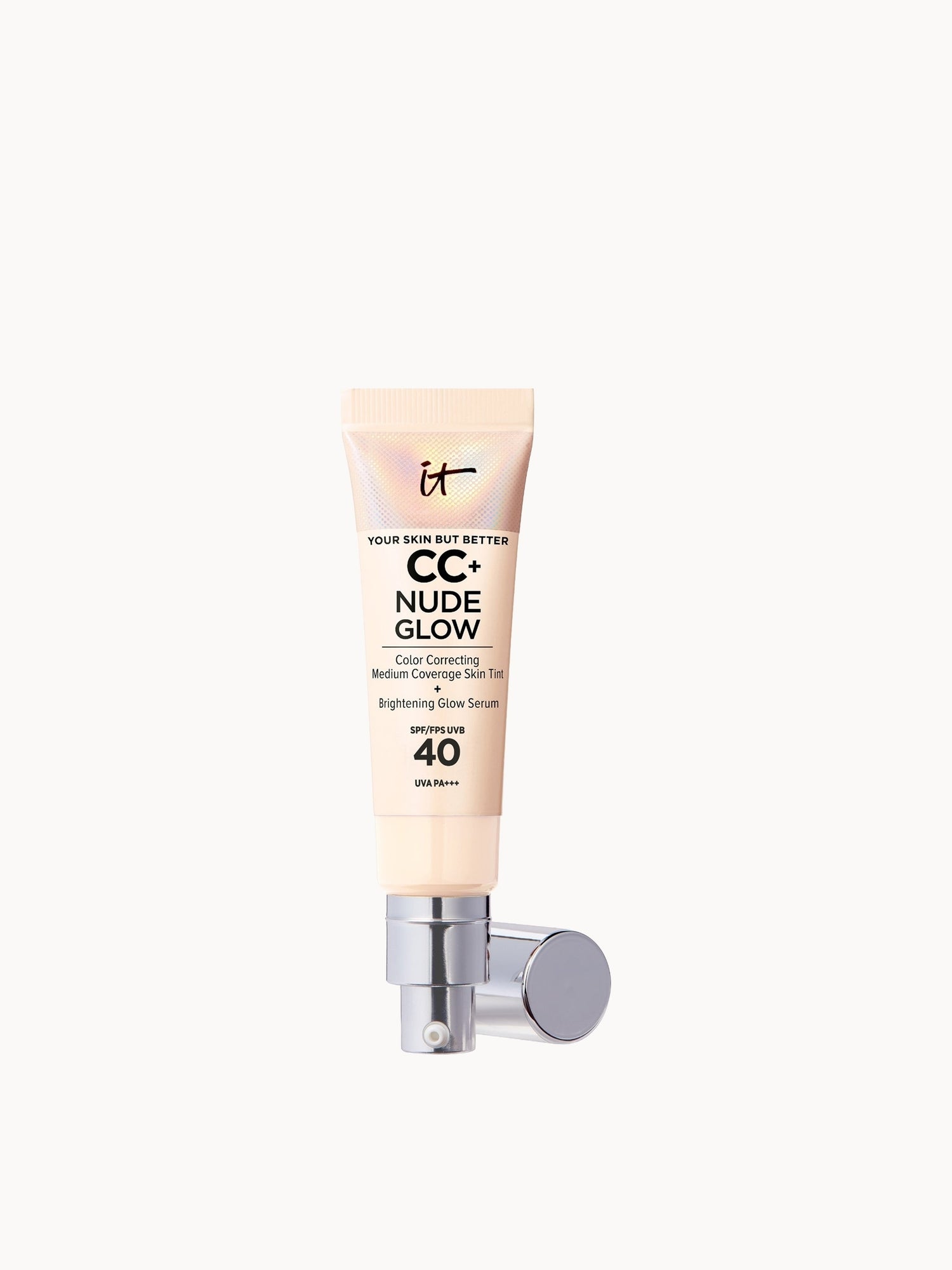 IT Cosmetics CC+ and Nude Glow Lightweight Foundation and Glow Serum with SPF40 32ml (Various Shades)