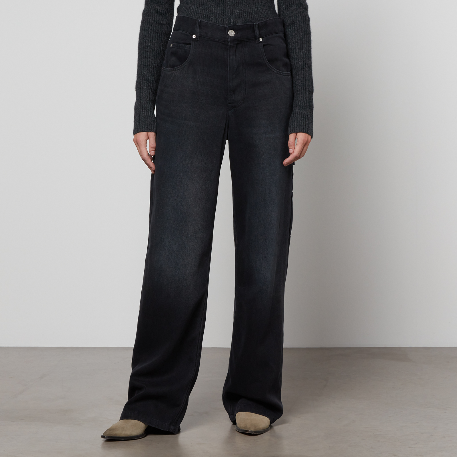 Isabel Marant Paryama Wide-Leg Denim Jeans - FR 40/UK 12 | Coggles