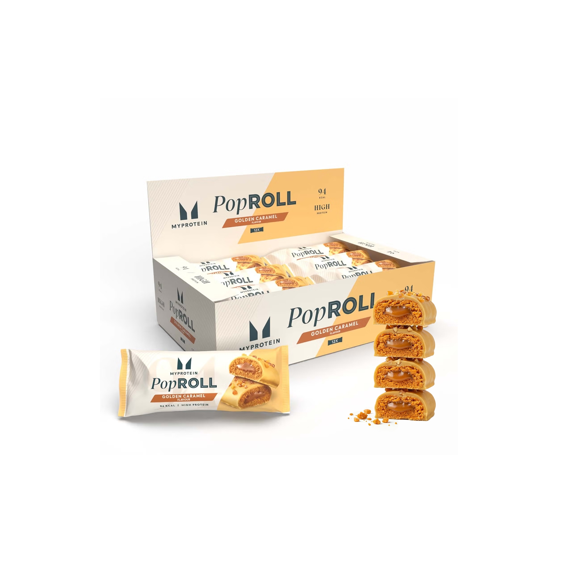 Pop Roll Protein Snack (Golden Caramel)