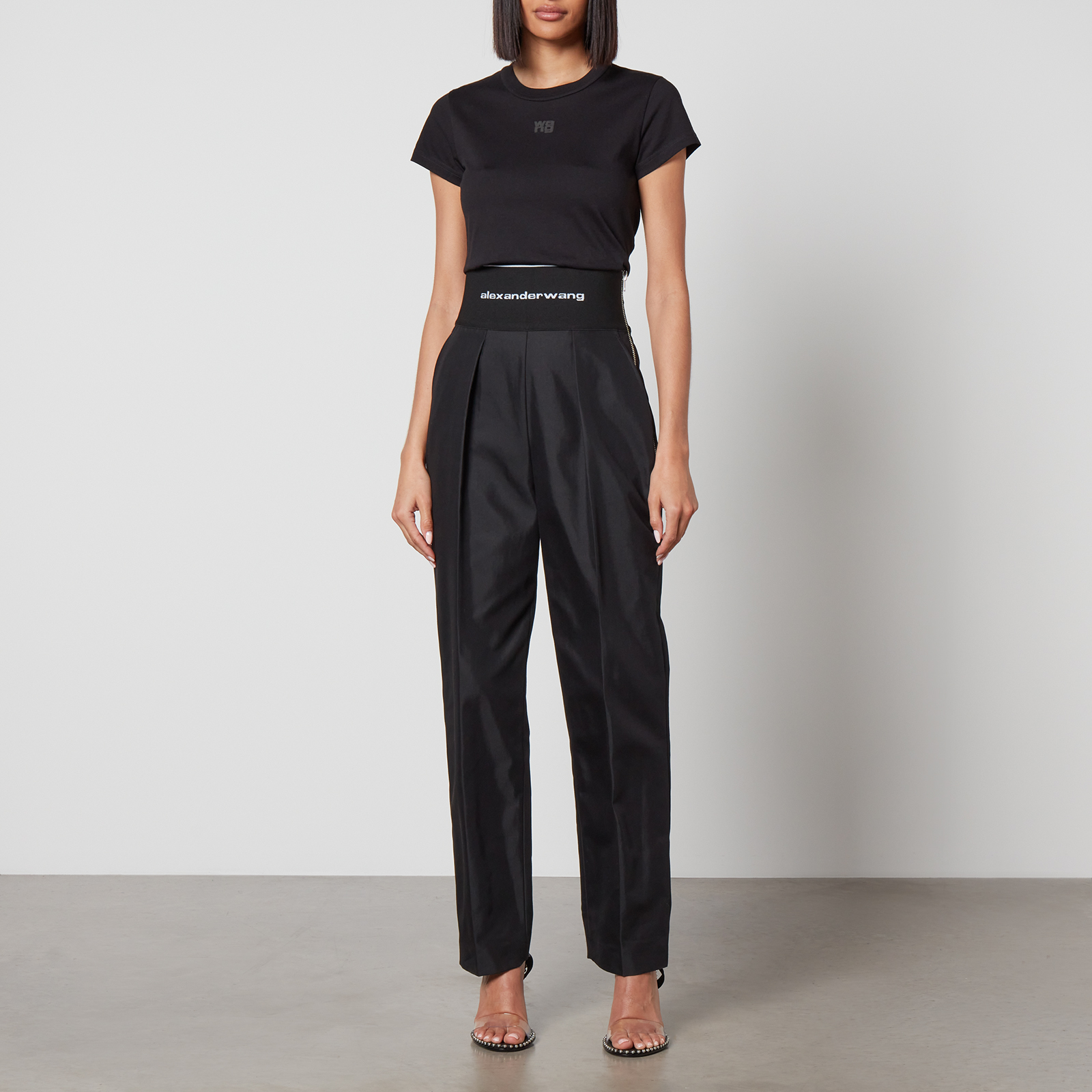 Alexander Wang Women's Essential Jersey Shrunk Tee With Puff