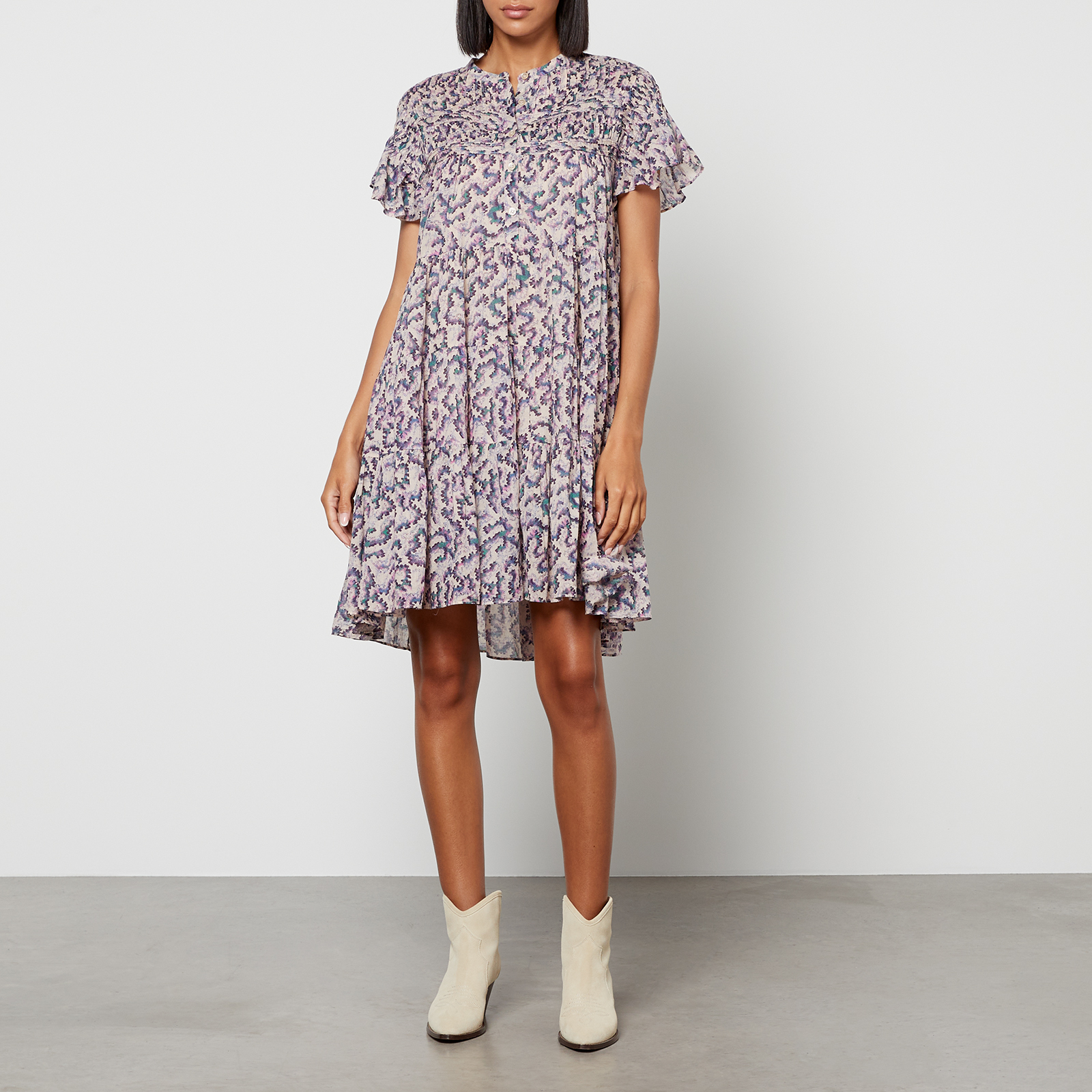 ☆MARANT ETOILE☆ プリントコットンプレイスーツ・Niely♪ Niely printed cotton romper in multicoloured - Marant Etoile
