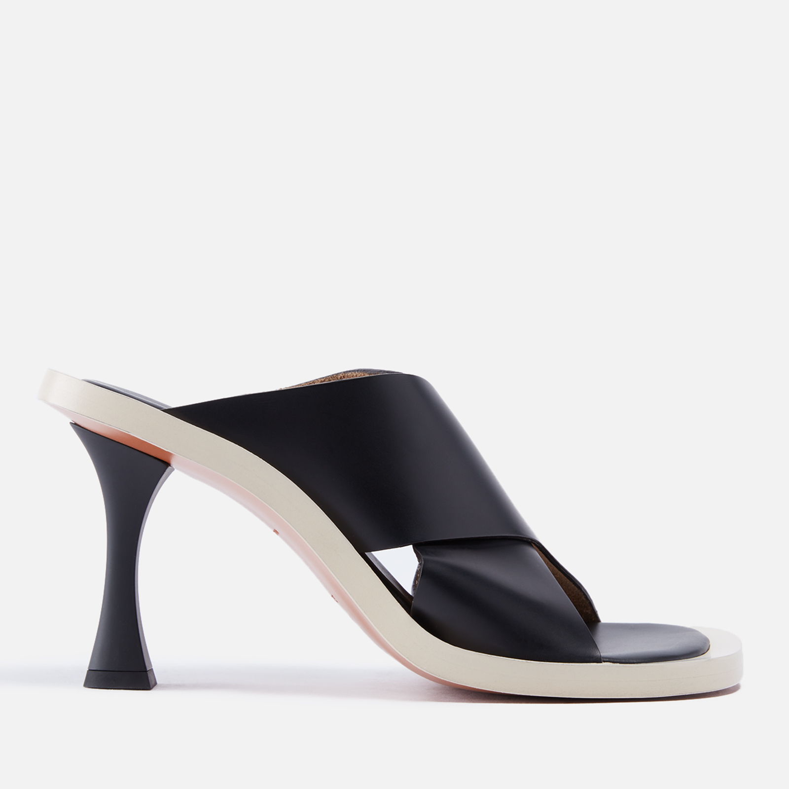 Proenza Schouler Heeled Leather Mules Coggles