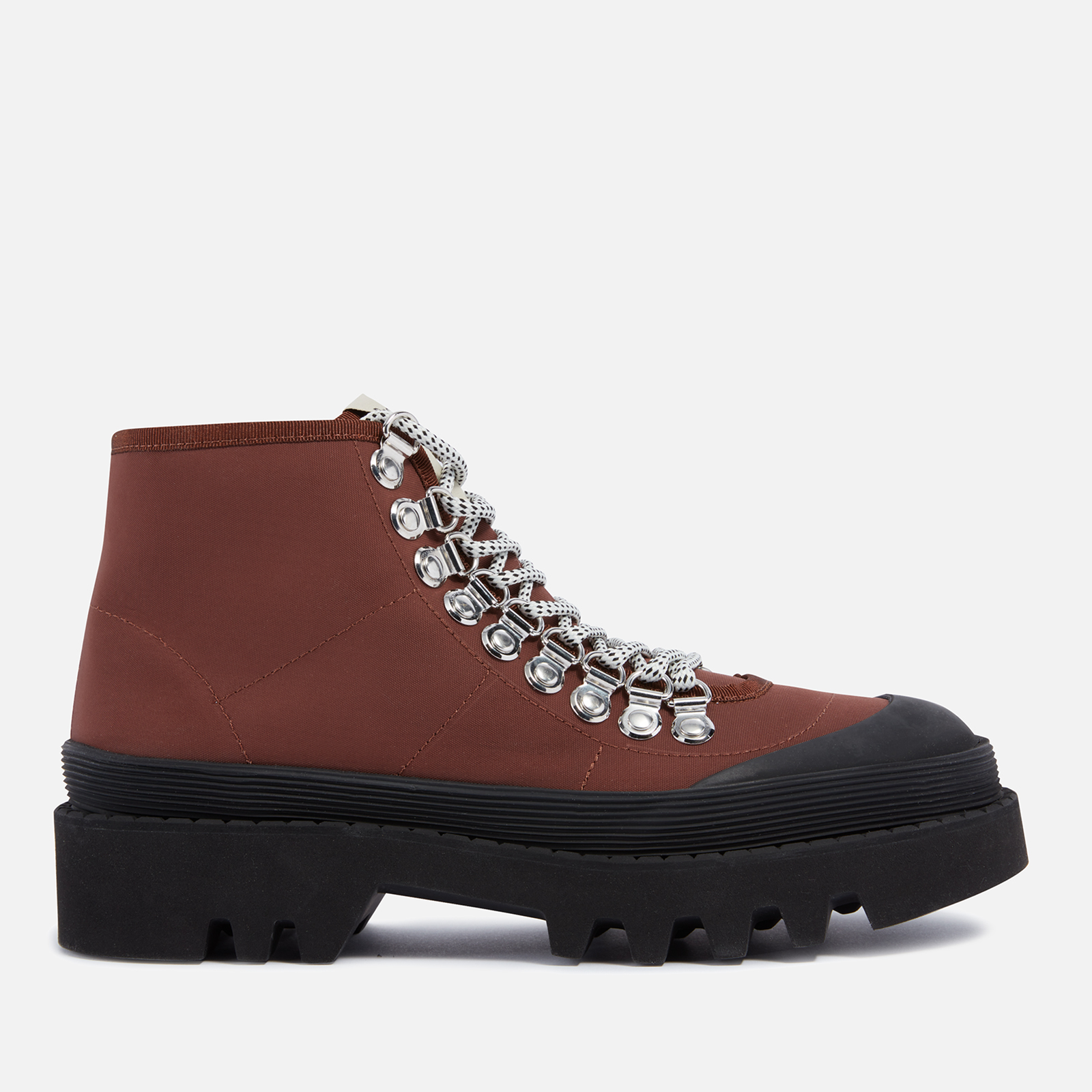 Proenza Schouler City Lugged Canvas Hiking Style Boots Coggles