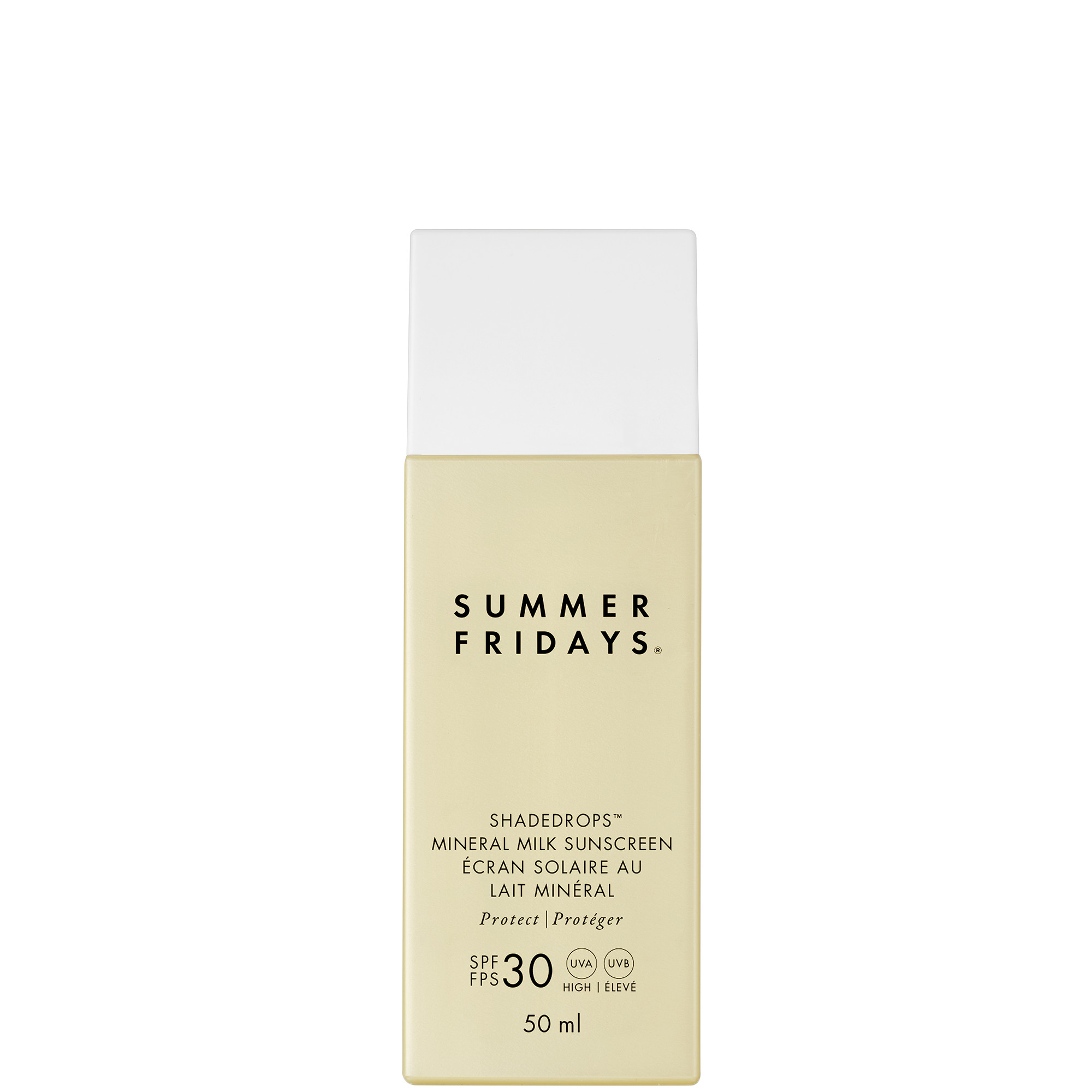 cult SUMMER FRIDAYS ShadeDrops Broad Spectrum SPF 30 Mineral Milk Sunscreen 50ml