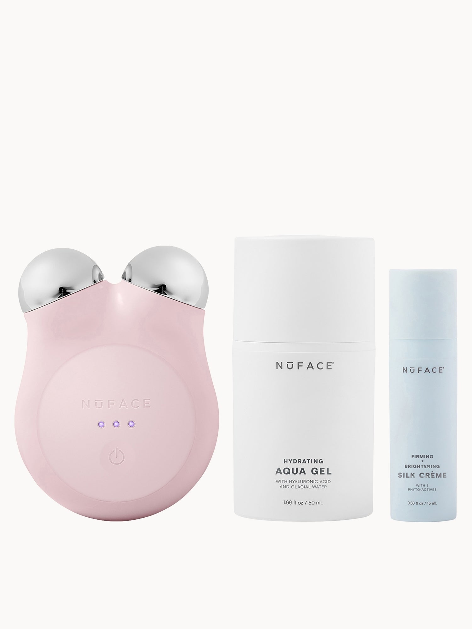 NuFACE Mini+ Starter Kit - Sandy Rose - Colour: Sandy Rose