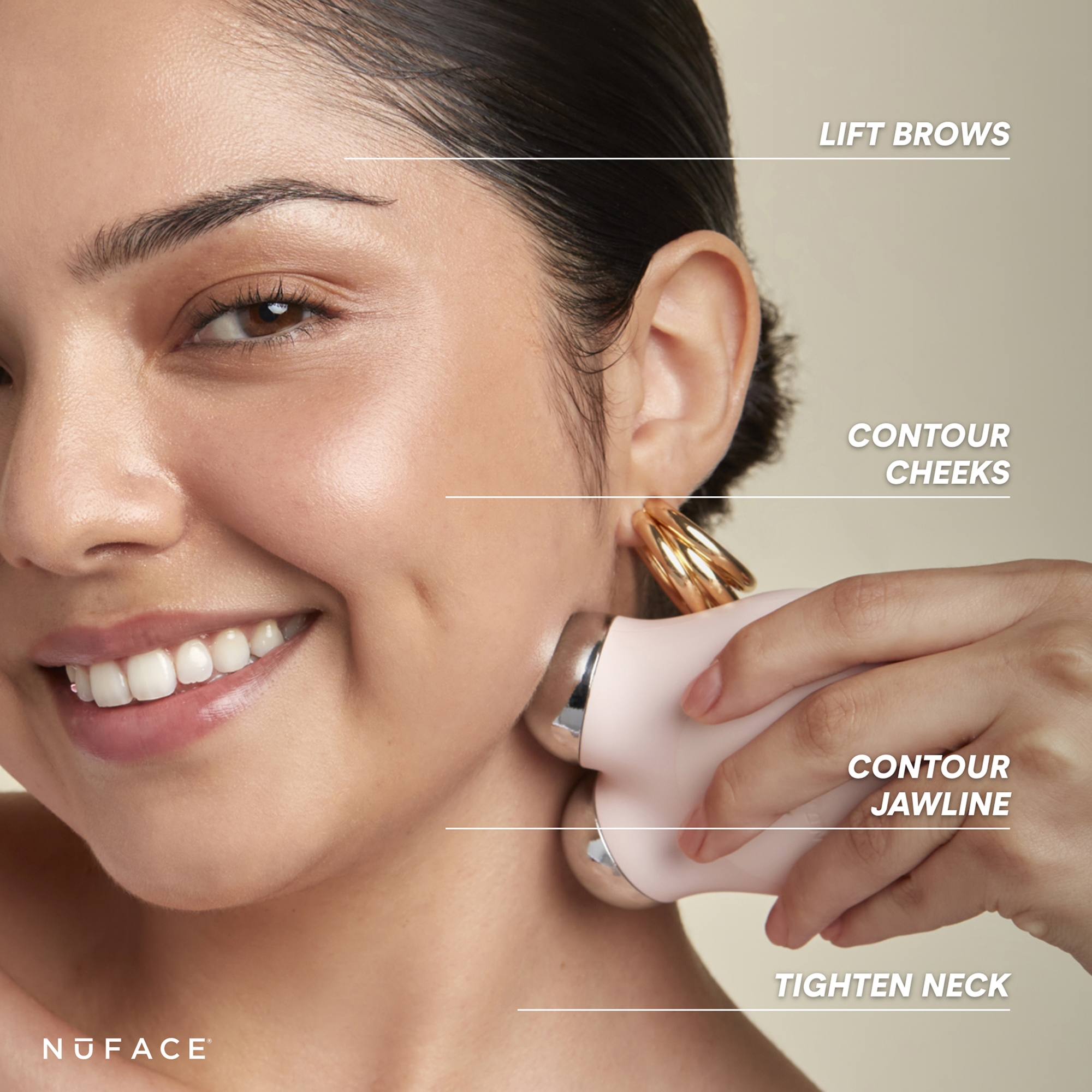 NuFACE Mini+ Starter Kit - Sandy Rose | Cult Beauty