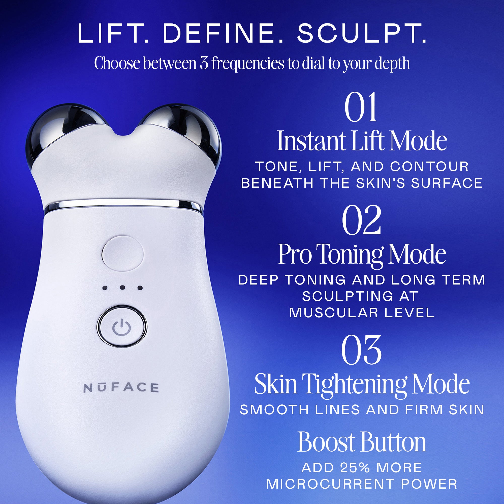 NuFACE Trinity+ Starter Kit - White | Dermstore