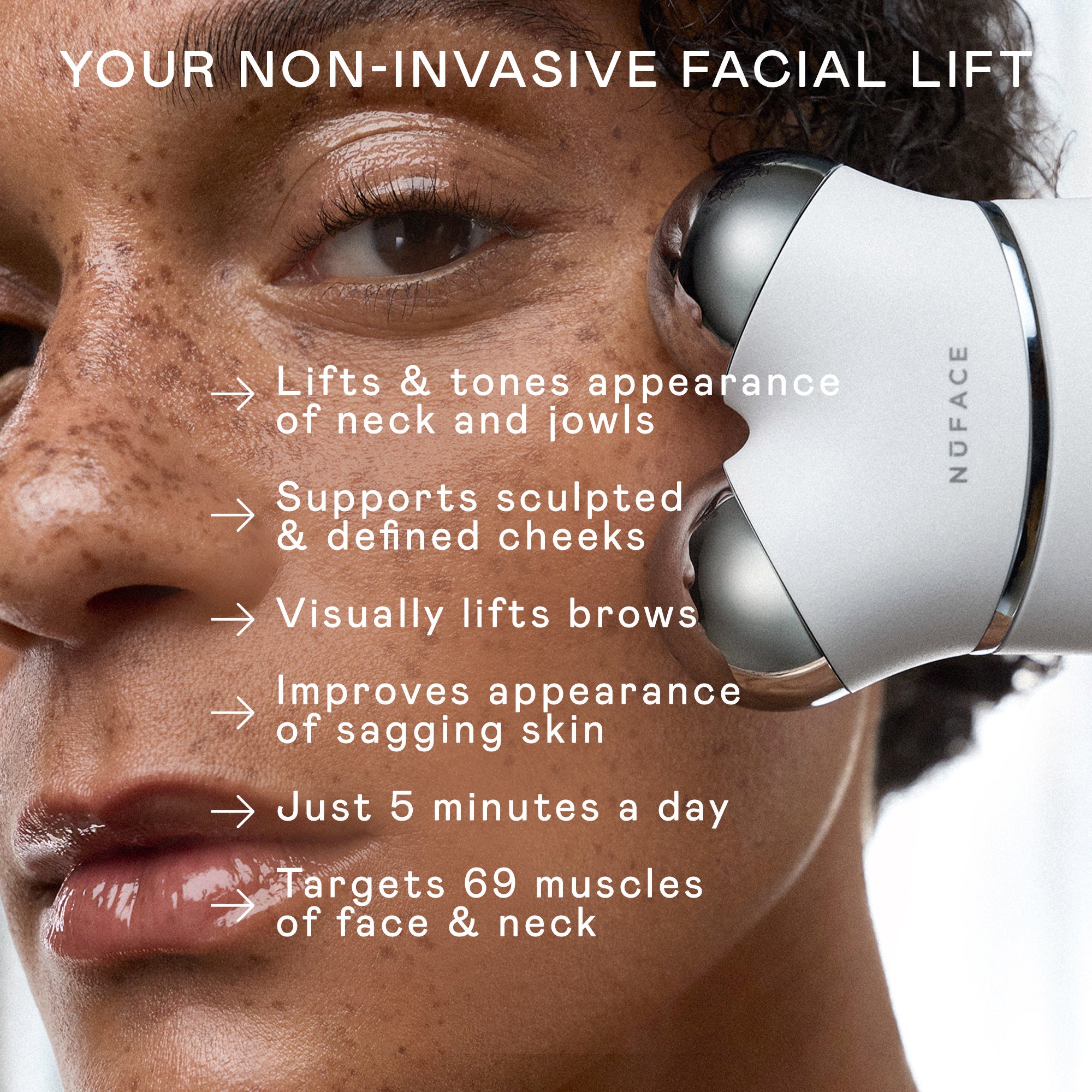NuFACE Trinity+ Starter Kit - White | Dermstore