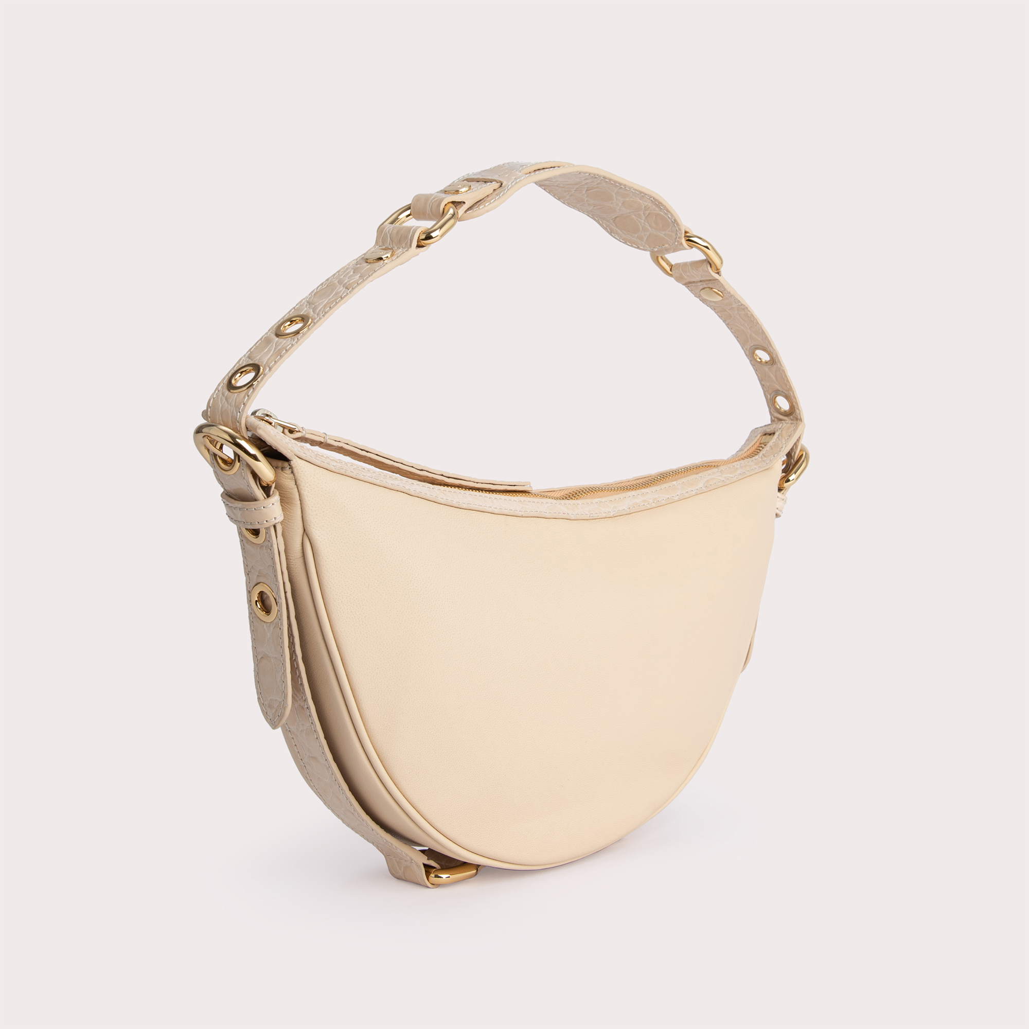 BY FAR Gib Buckle Detail Leather Bag Coggles