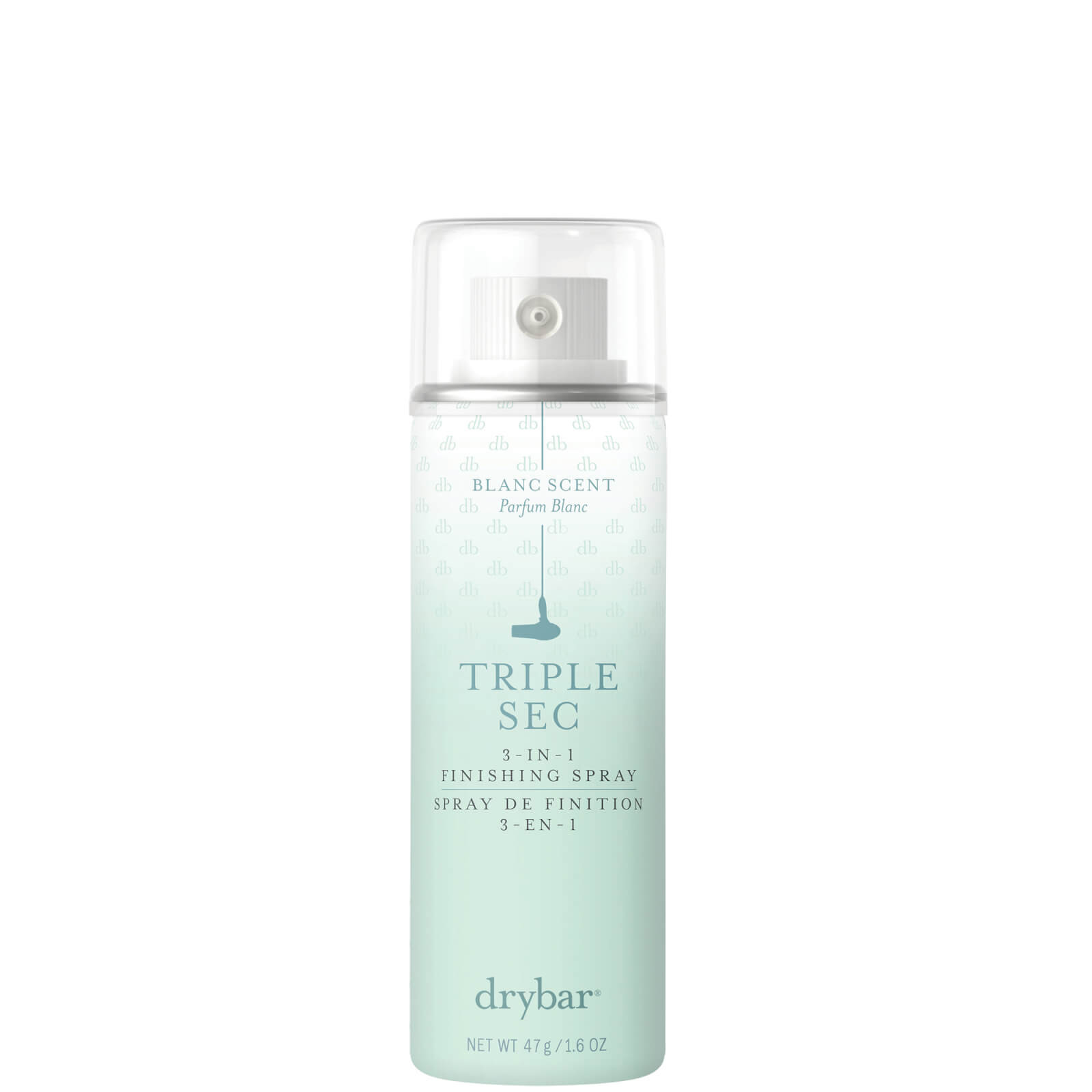 cult Drybar Triple Sec 3-In-1 Finishing Spray Blanc Scent Travel Size 47g