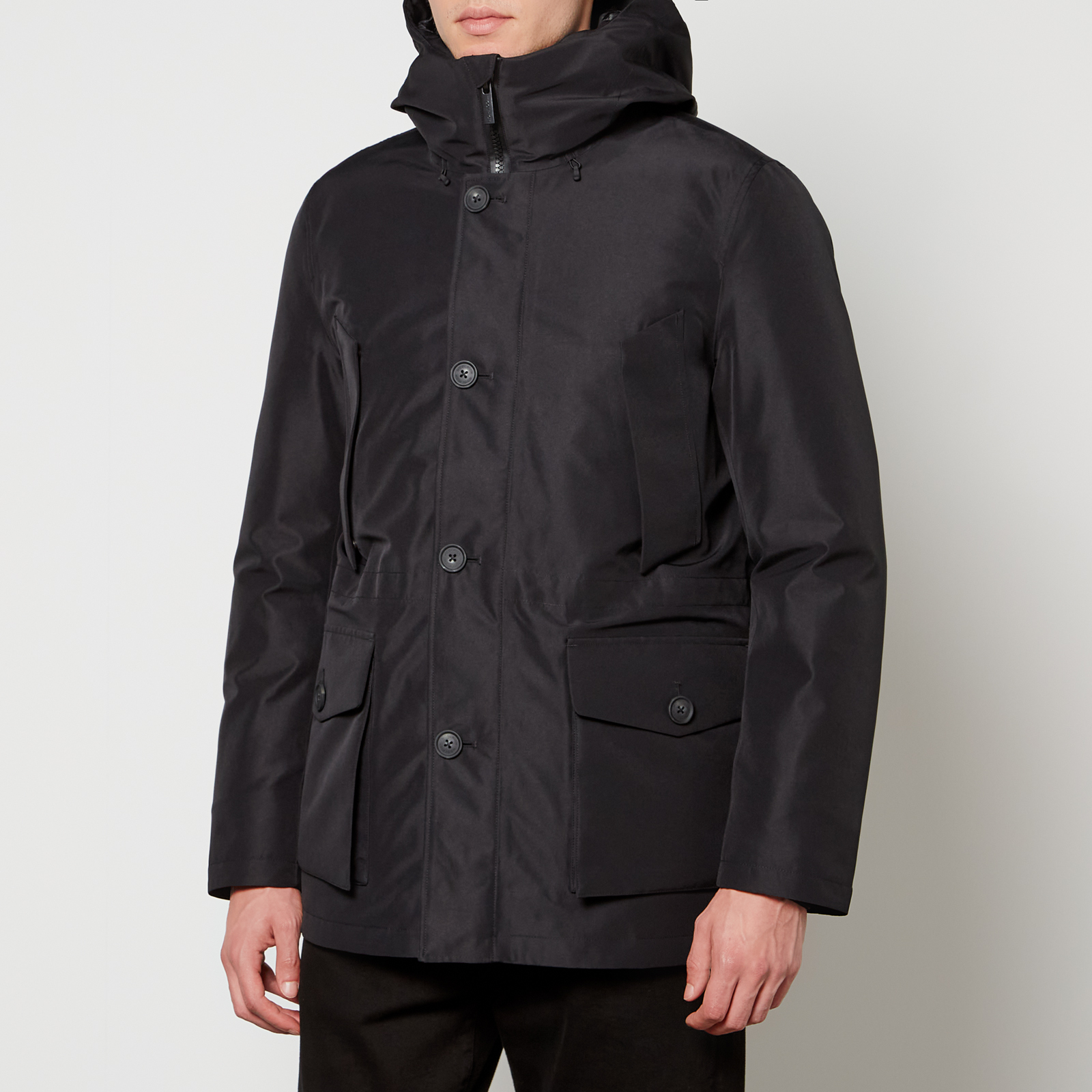 woolrich gtx mountain jacket gore-tex Gore Tex Parka Black