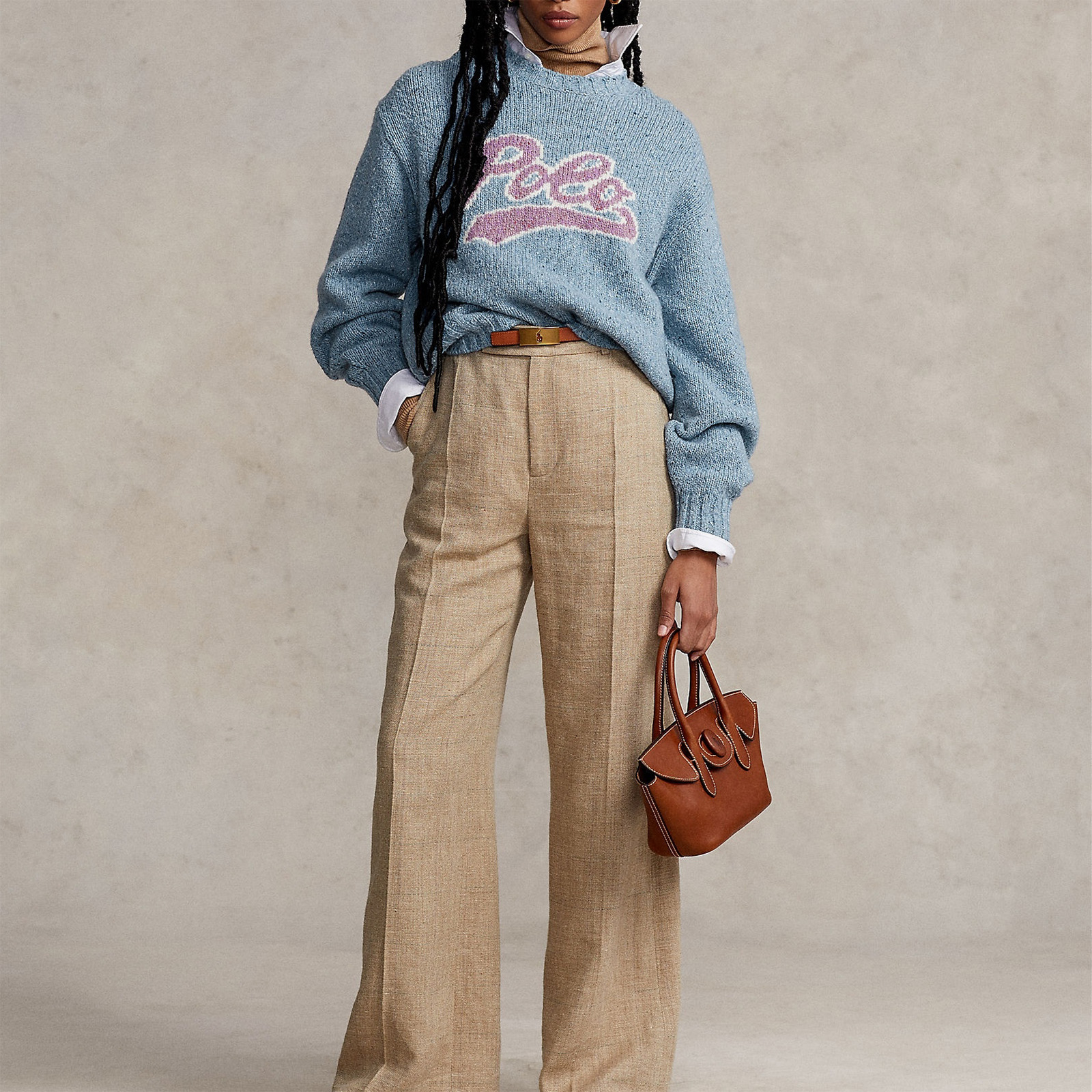 Polo Ralph Lauren Logo Intarsia-Knit Jumper - XS | Coggles Polo Ralph Lauren Logo Intarsia-Knit Jumper - XS | Coggles