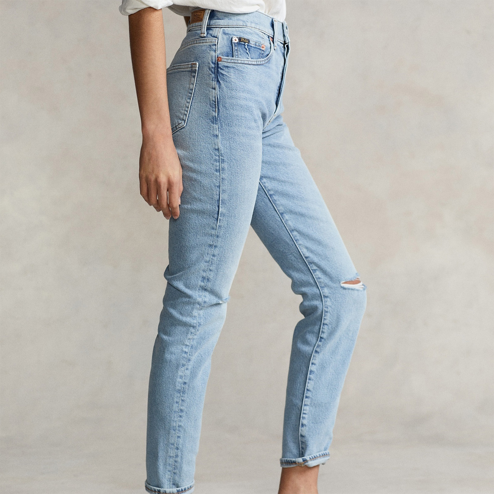 Polo Ralph Lauren Callen Straight-Leg Stretch-Denim Jeans