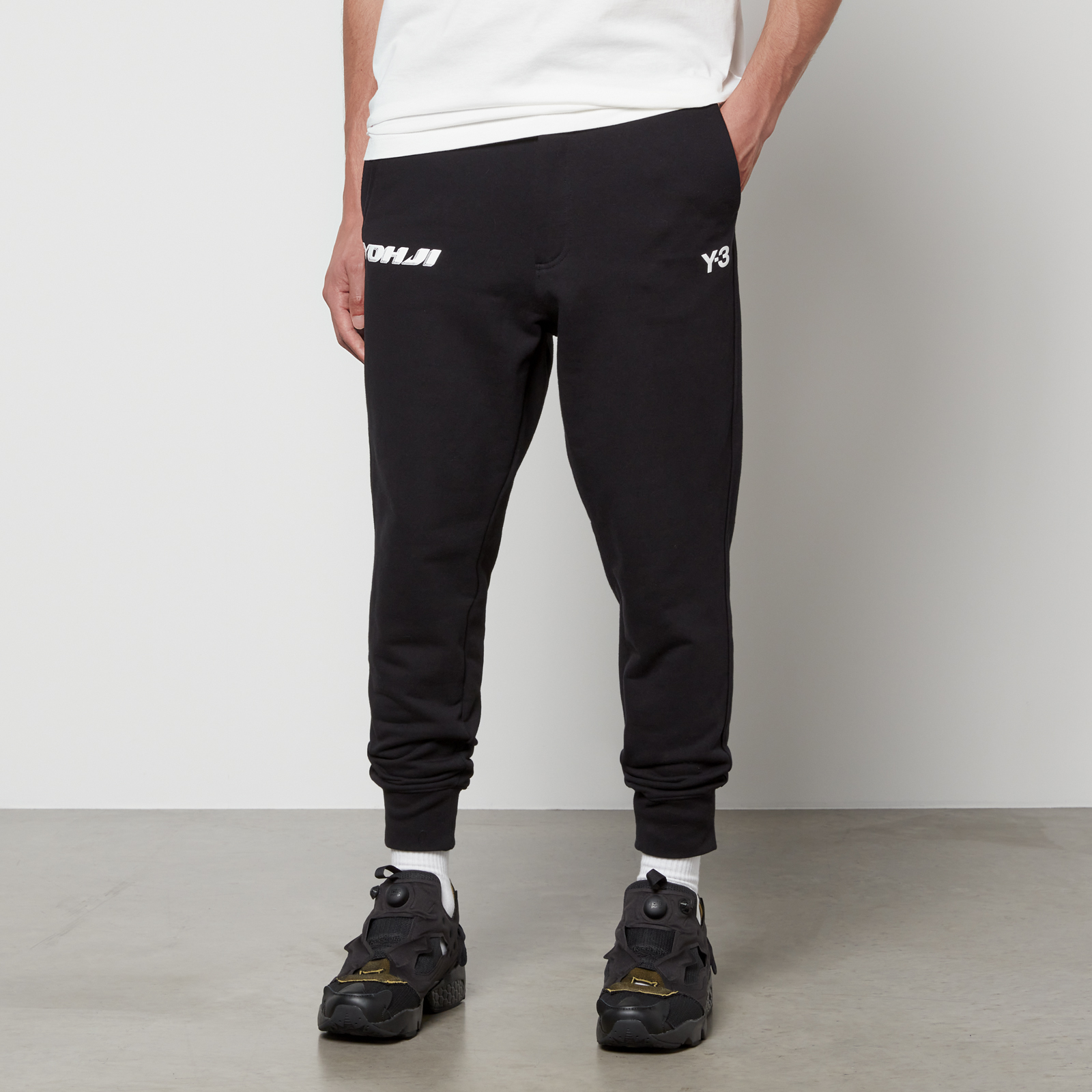 NIKE - Sportswear Tapered Logo-Embroidered Loopback Cotton-Jersey Sweatpants  - Black Nike