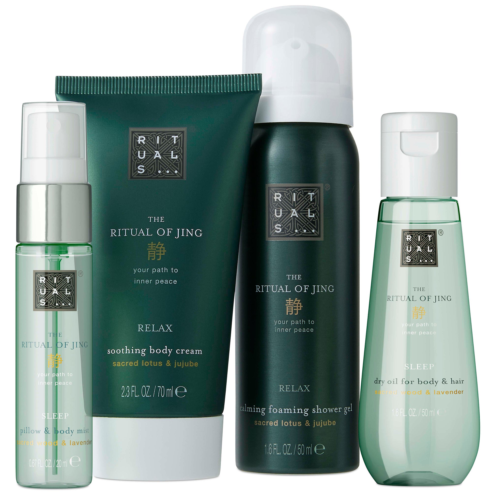 RITUALS Kissen- & Bodyspray The Ritual Of Jing – Mit Heiligem Lotus & Jujube – 50 Ml Entspannender Duft