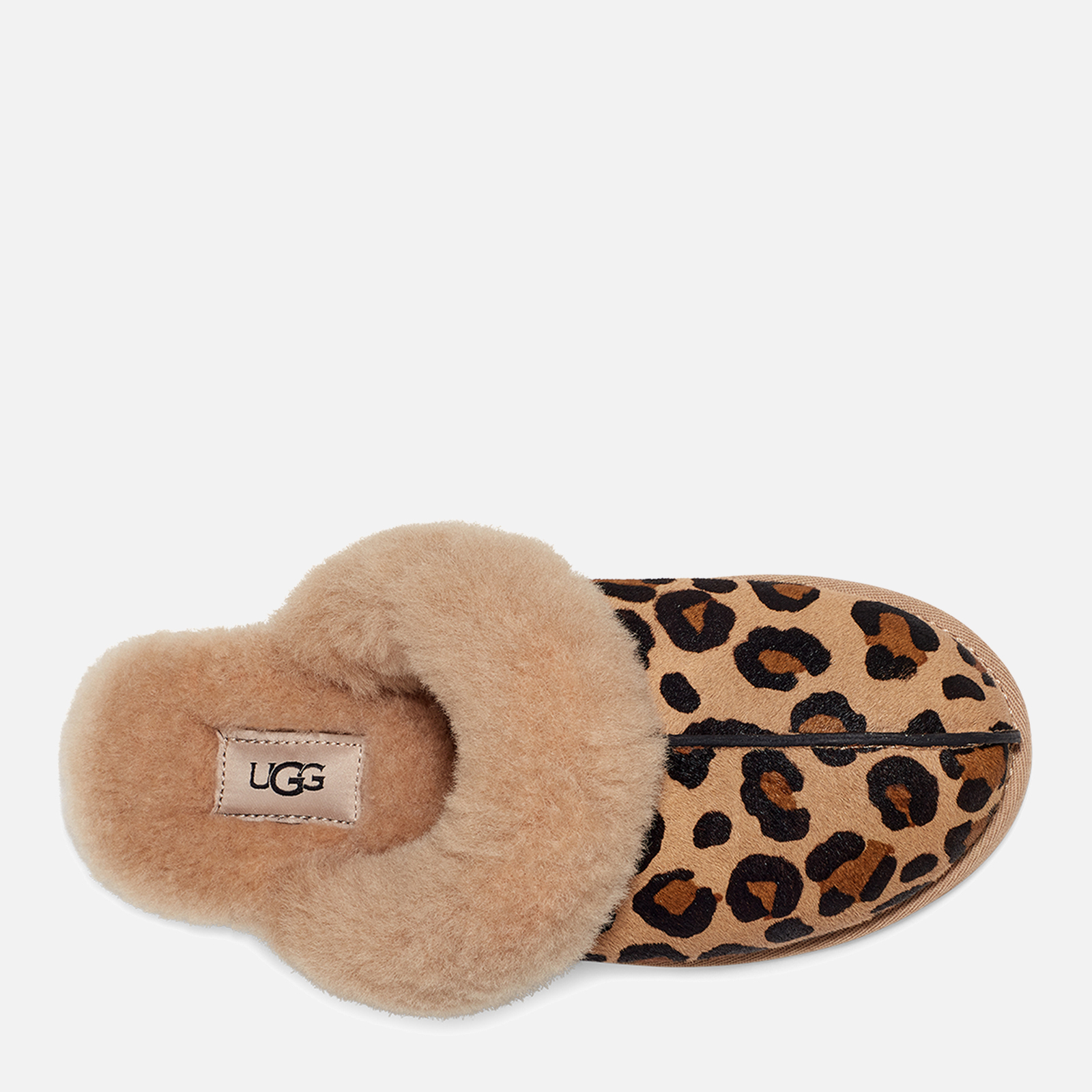 Ugg scuffette ii discount leopard print sheepskin slippers