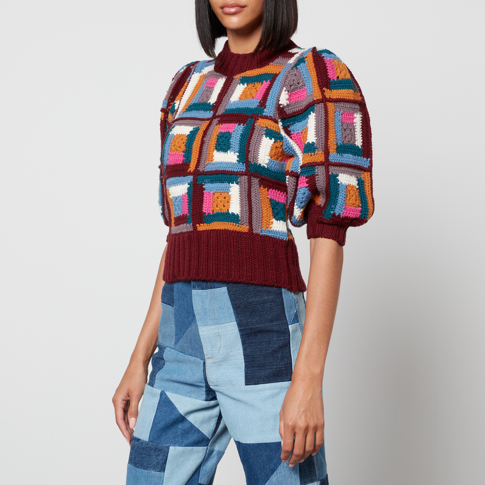 Sea New York Camryn Crochet Wool Jumper - XS | Coggles