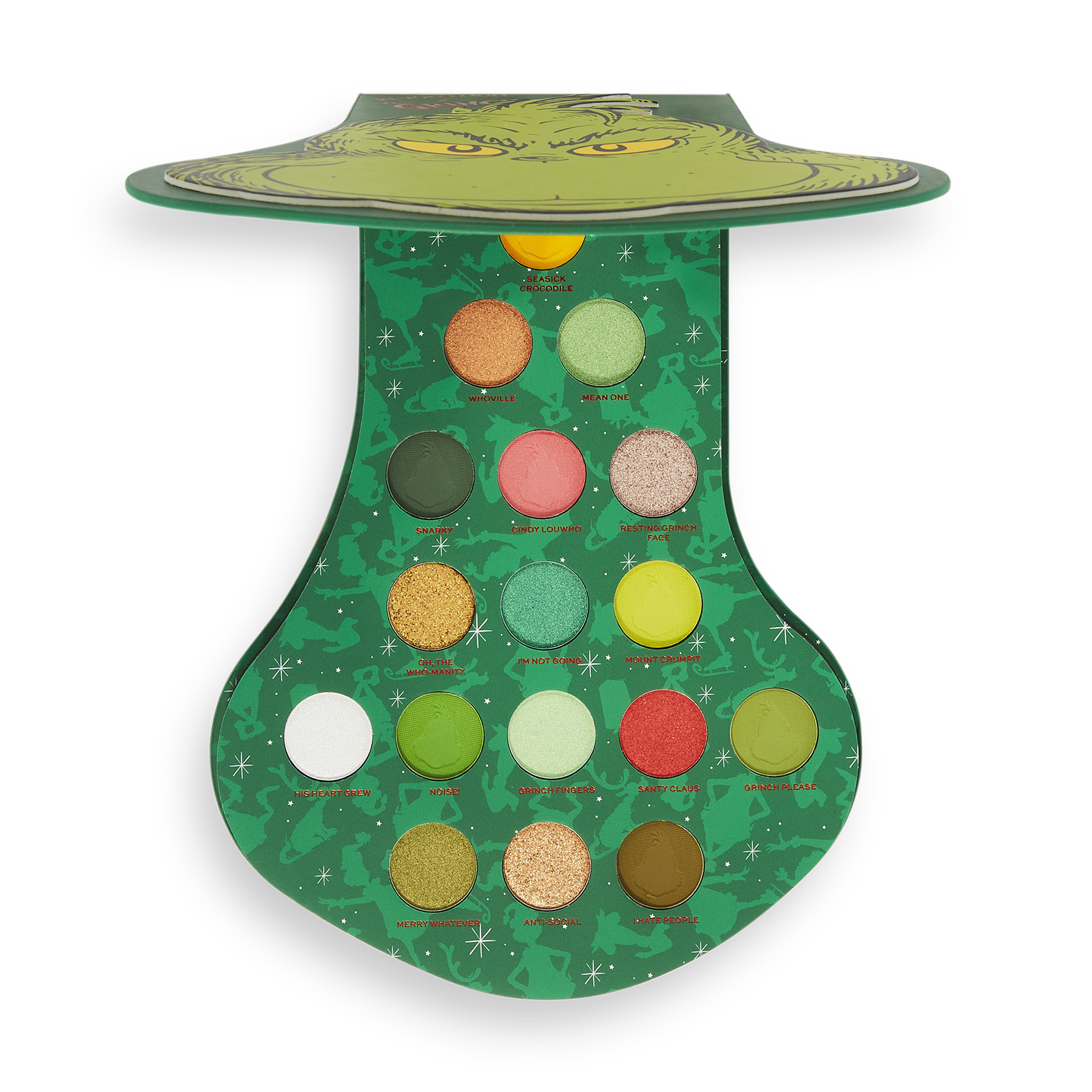 Makeup Revolution The Grinch x Revolution The Grinch Shadow Palette ...