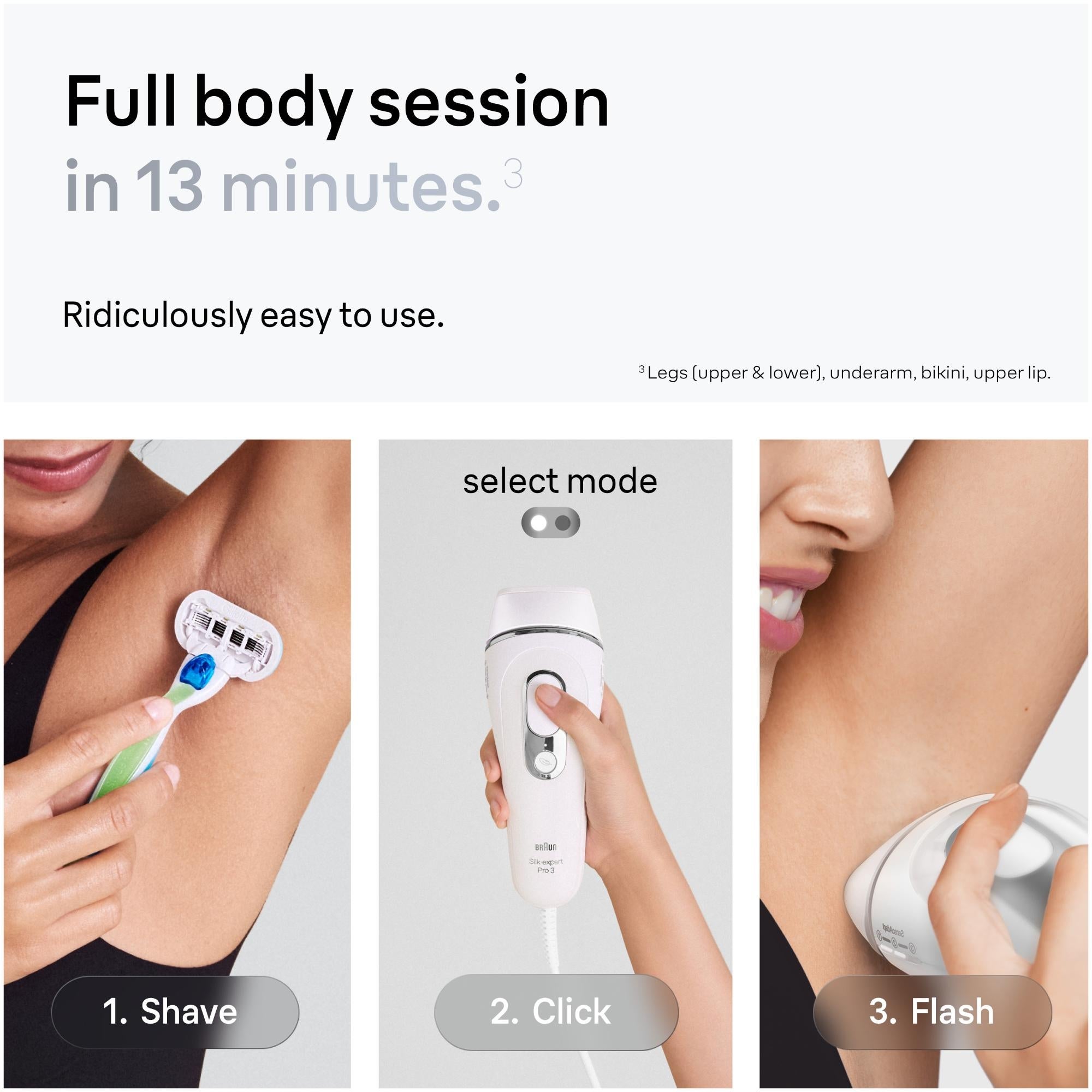 Braun IPL Silk·expert Pro 3 PL3121 | Hair Removal | Official Braun