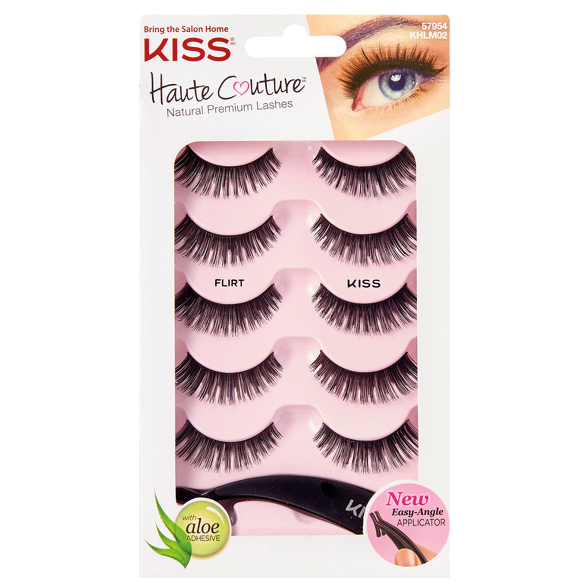 KISS Haute Couture Multi-Pack Lashes - Flirt (5 Pack) | LOOKFANTASTIC