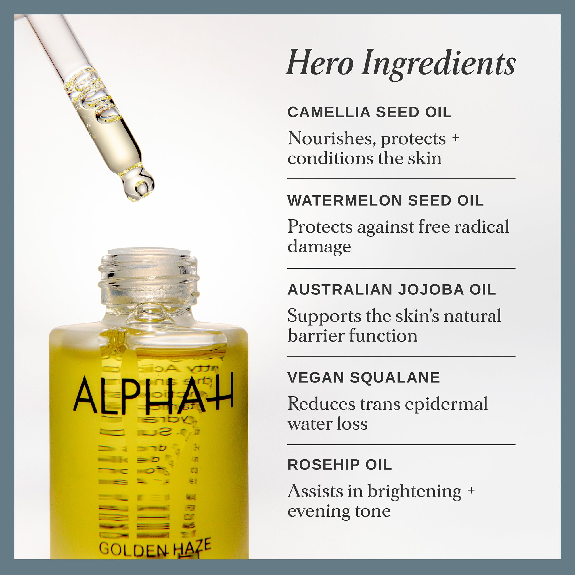 Alpha-H Golden Haze Face Oil 25ml | Dermstore